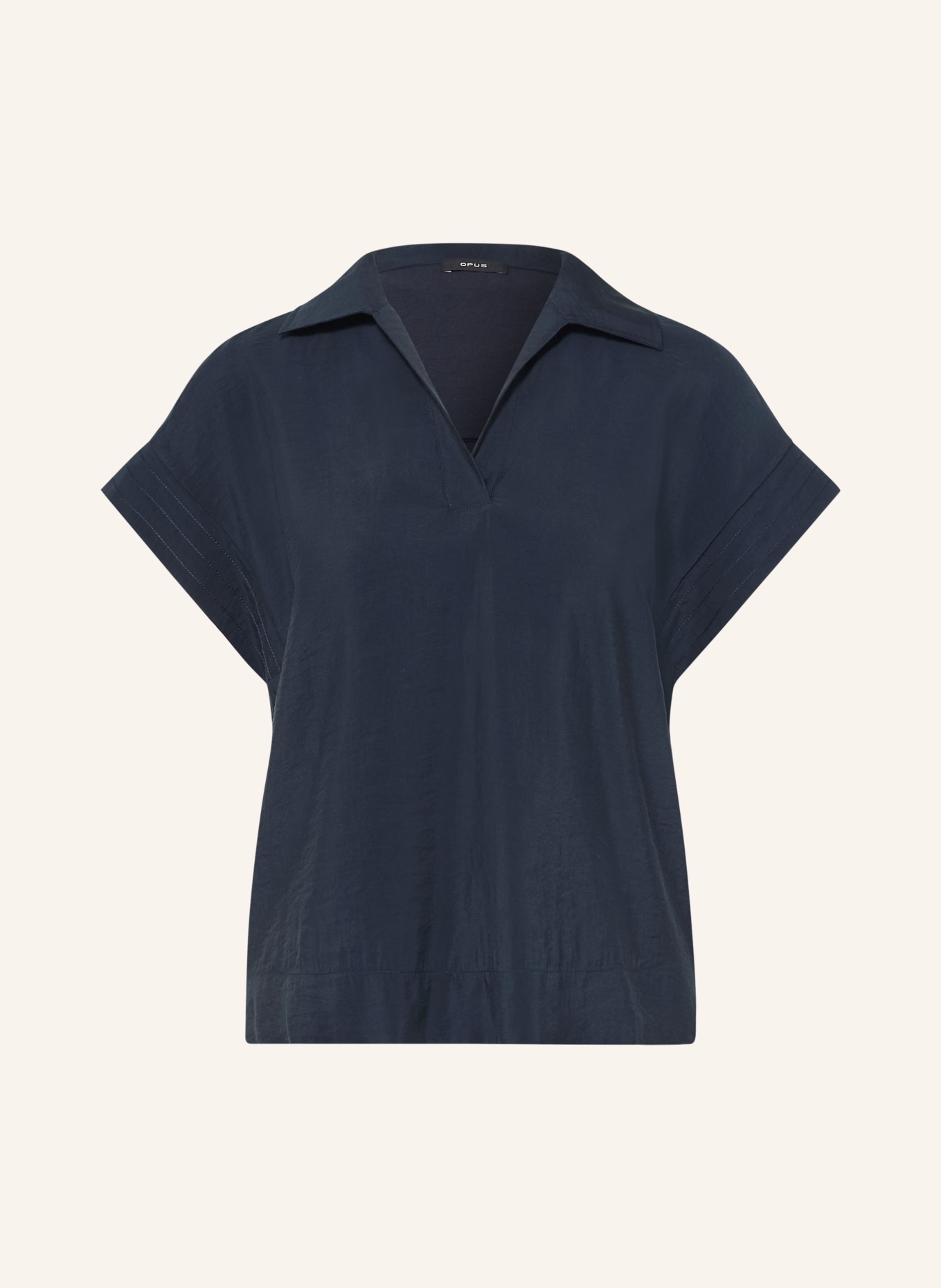 OPUS Blusenshirt SINULA: DUNKELBLAU