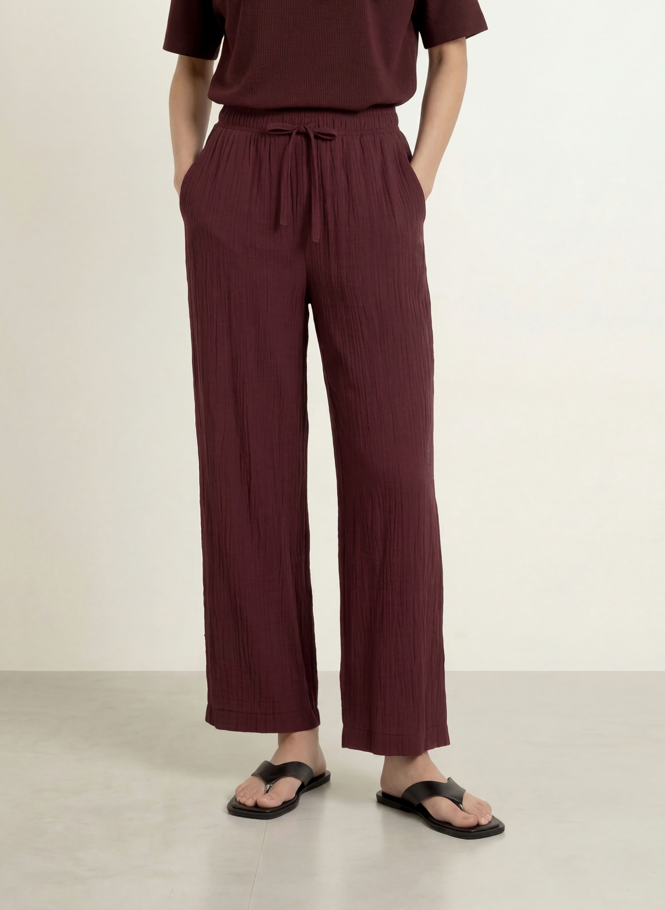 OPUS MAROU Culottes: DARK RED