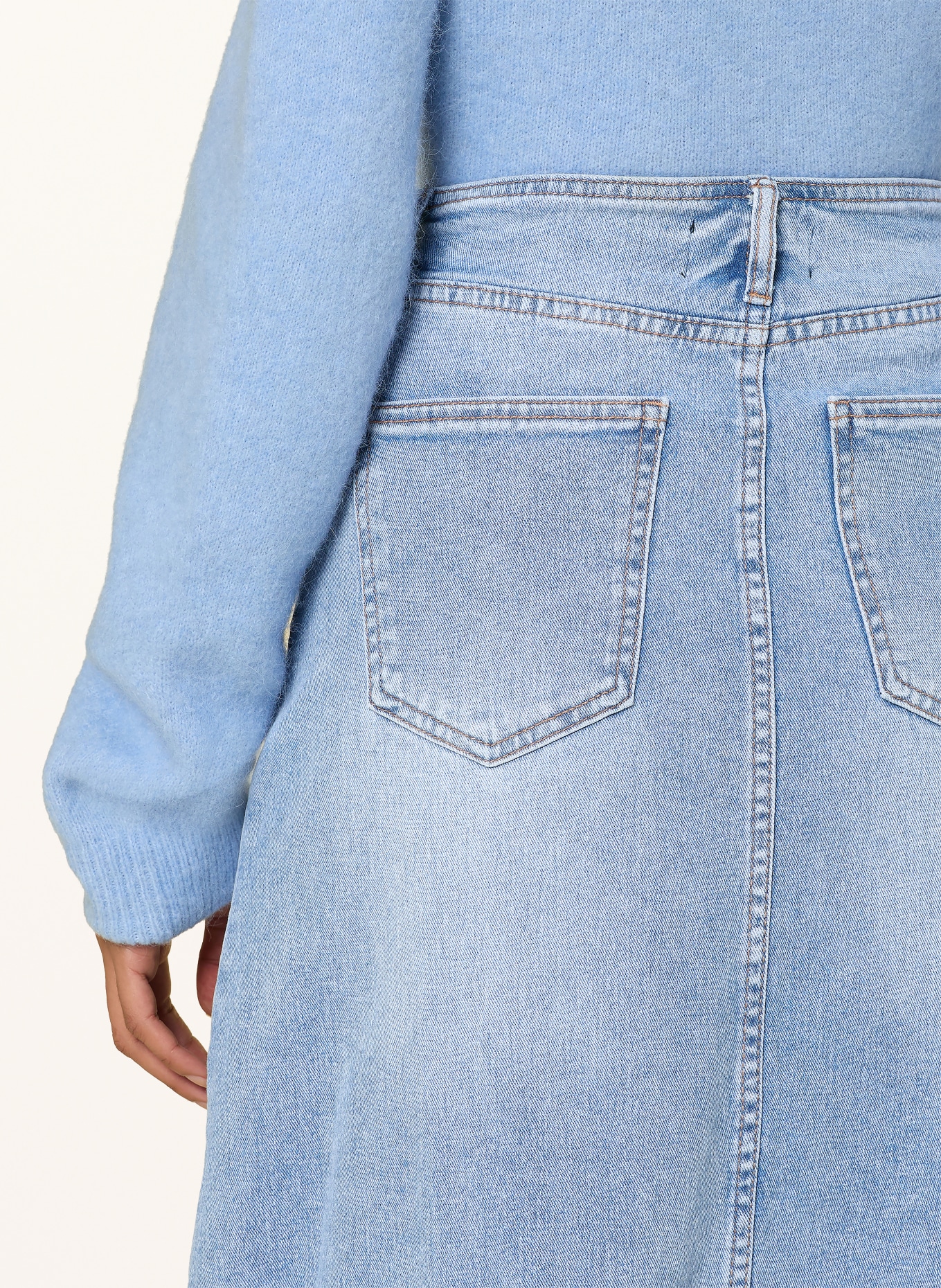 miss goodlife Jeanskjol med strass: BLÅ
