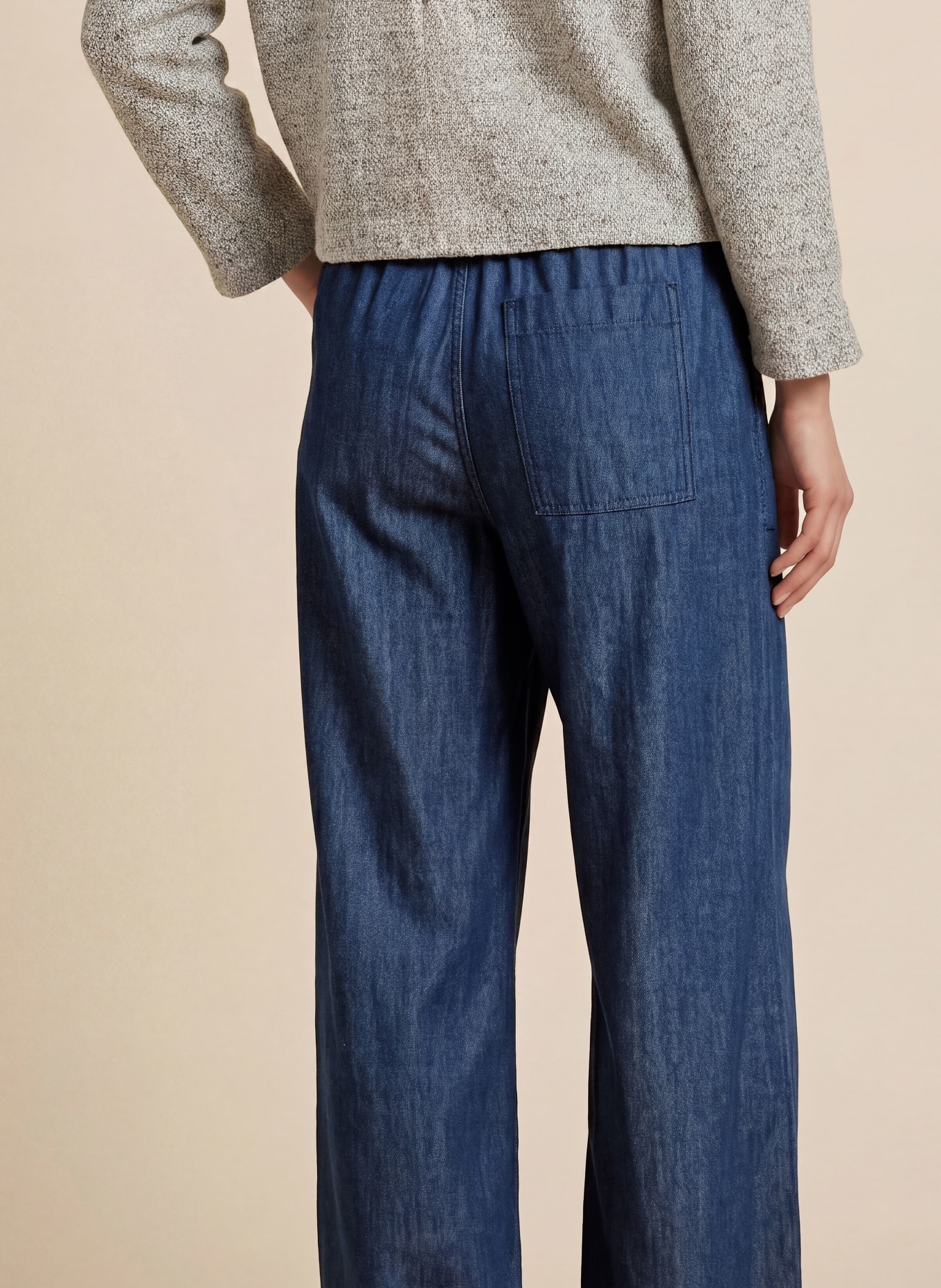 OPUS Wide-Leg Jeans MELANE: 70259 mid oxford blue