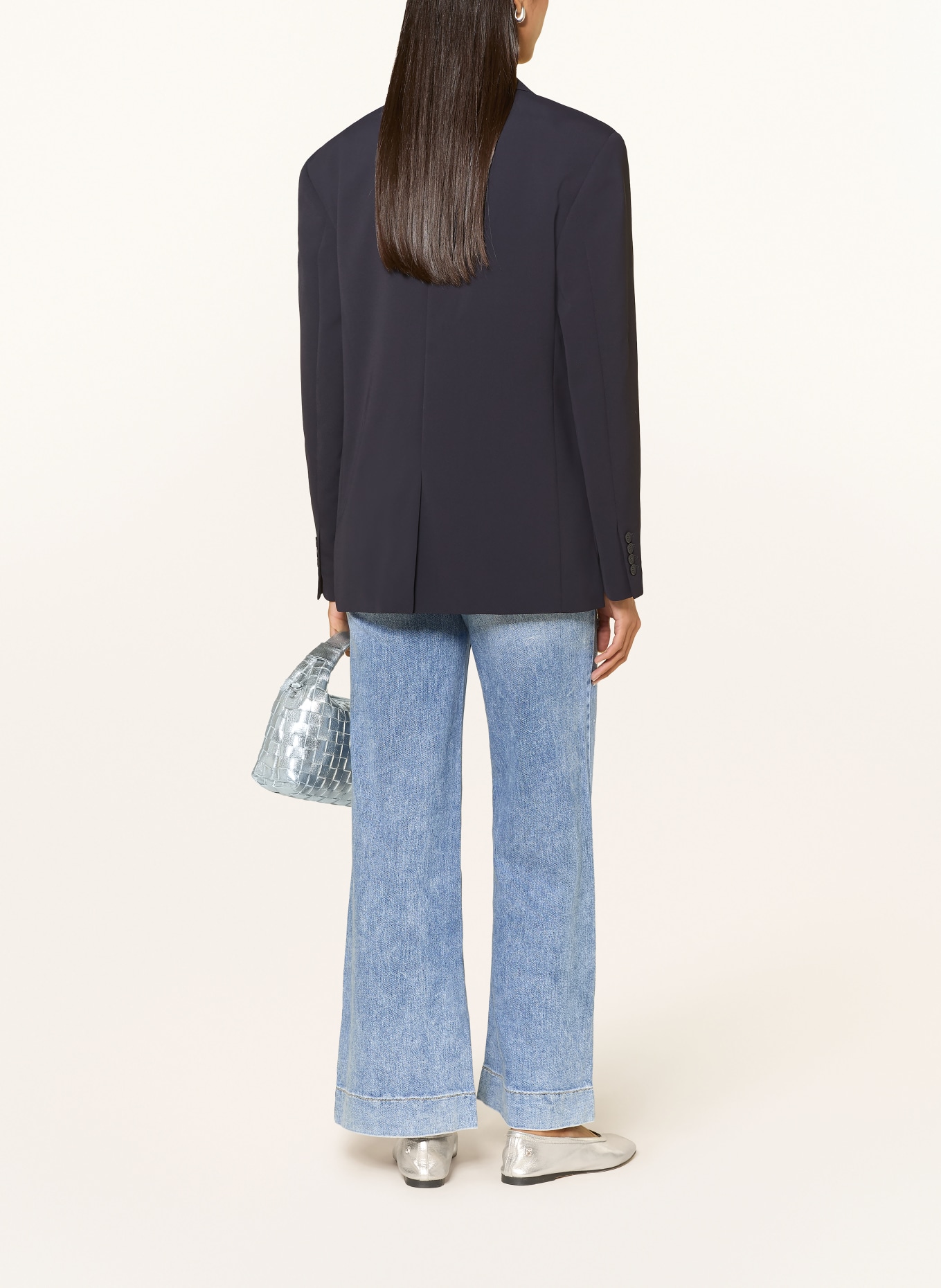 miss goodlife Flared jeans met strass-steentjes: 24 BLUE