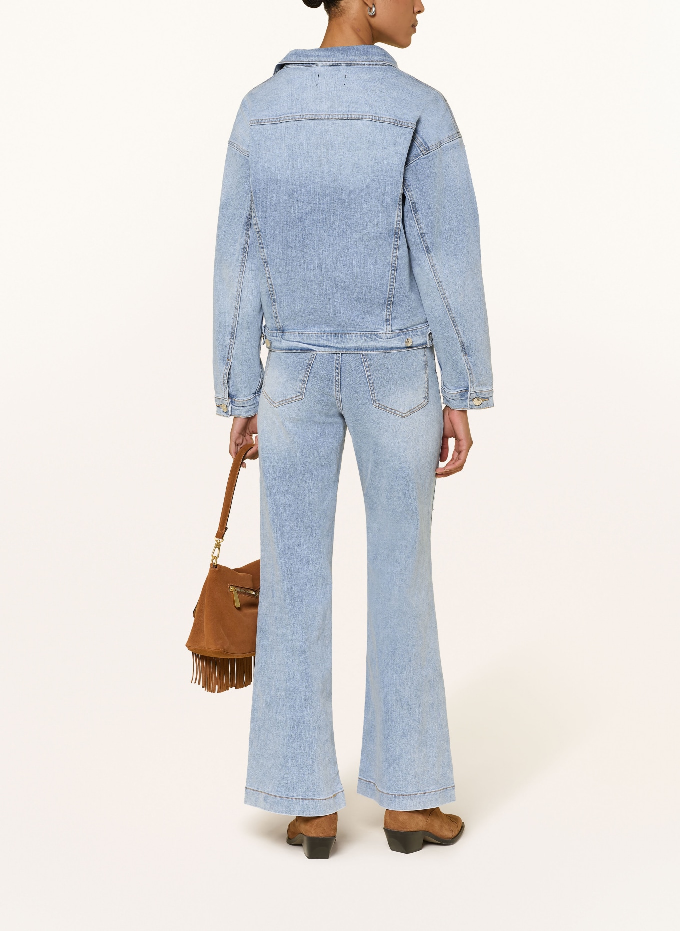 miss goodlife Jeansjacke mit Nieten: 24 BLUE