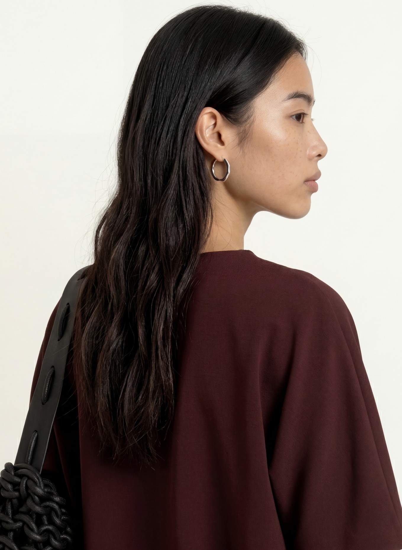 OPUS GINNE Blouse Shirt: DARK RED