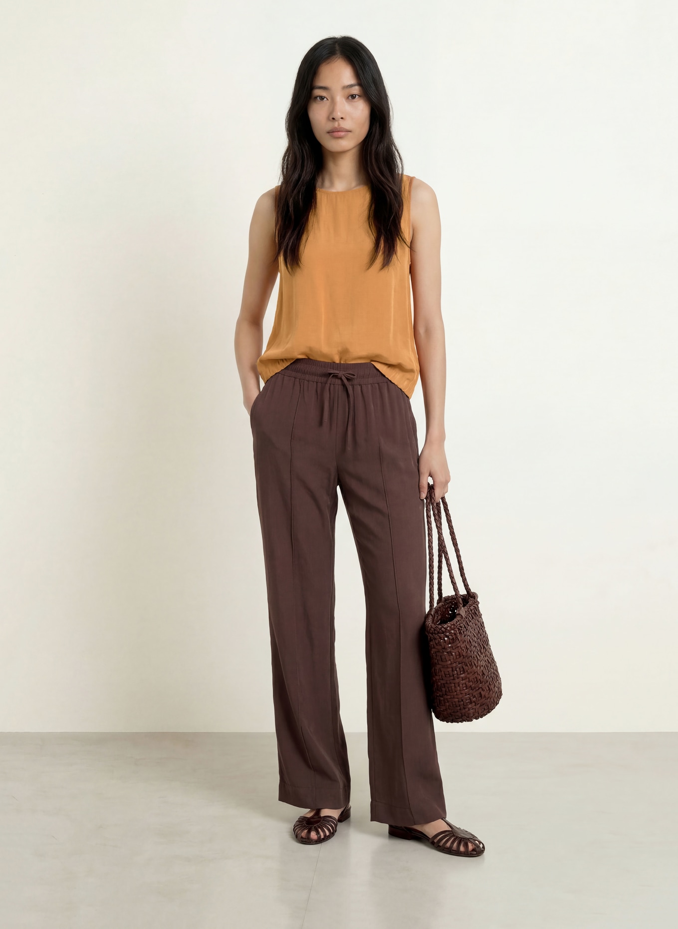 OPUS FERGY Blouse Top: BROWN