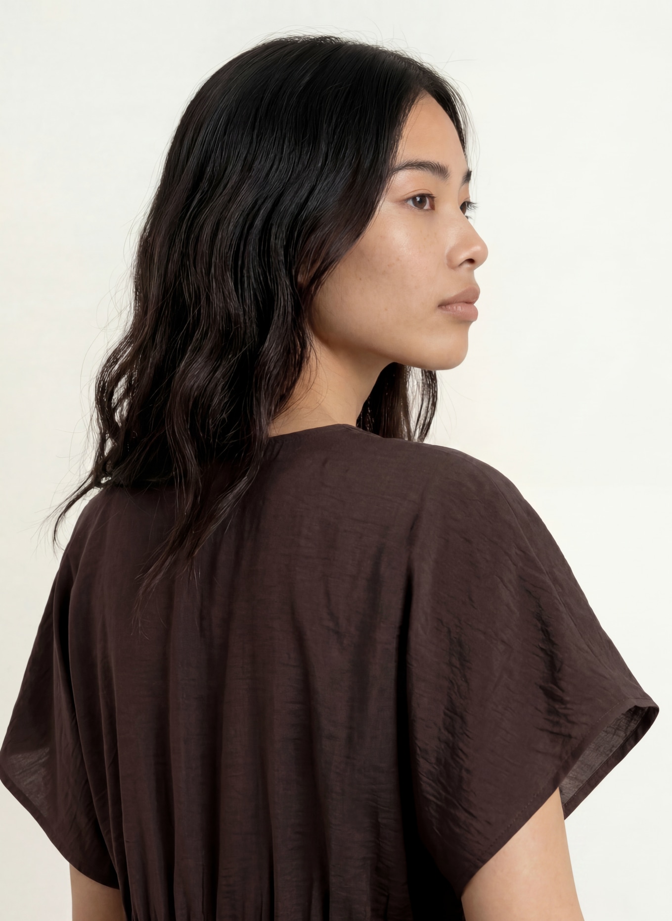 OPUS WERISSA Dress: DARK BROWN