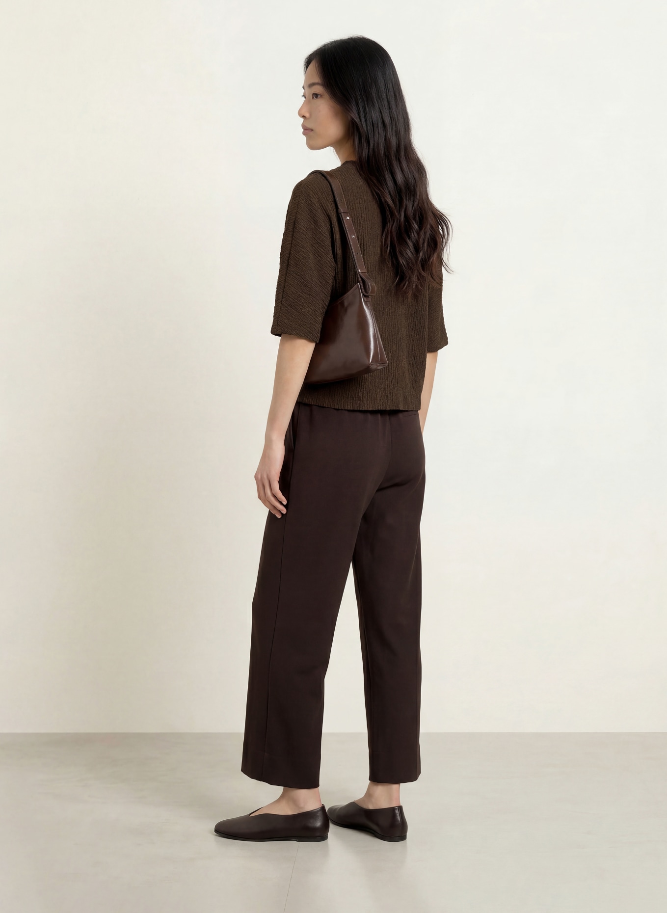 OPUS Blouse: DARK BROWN