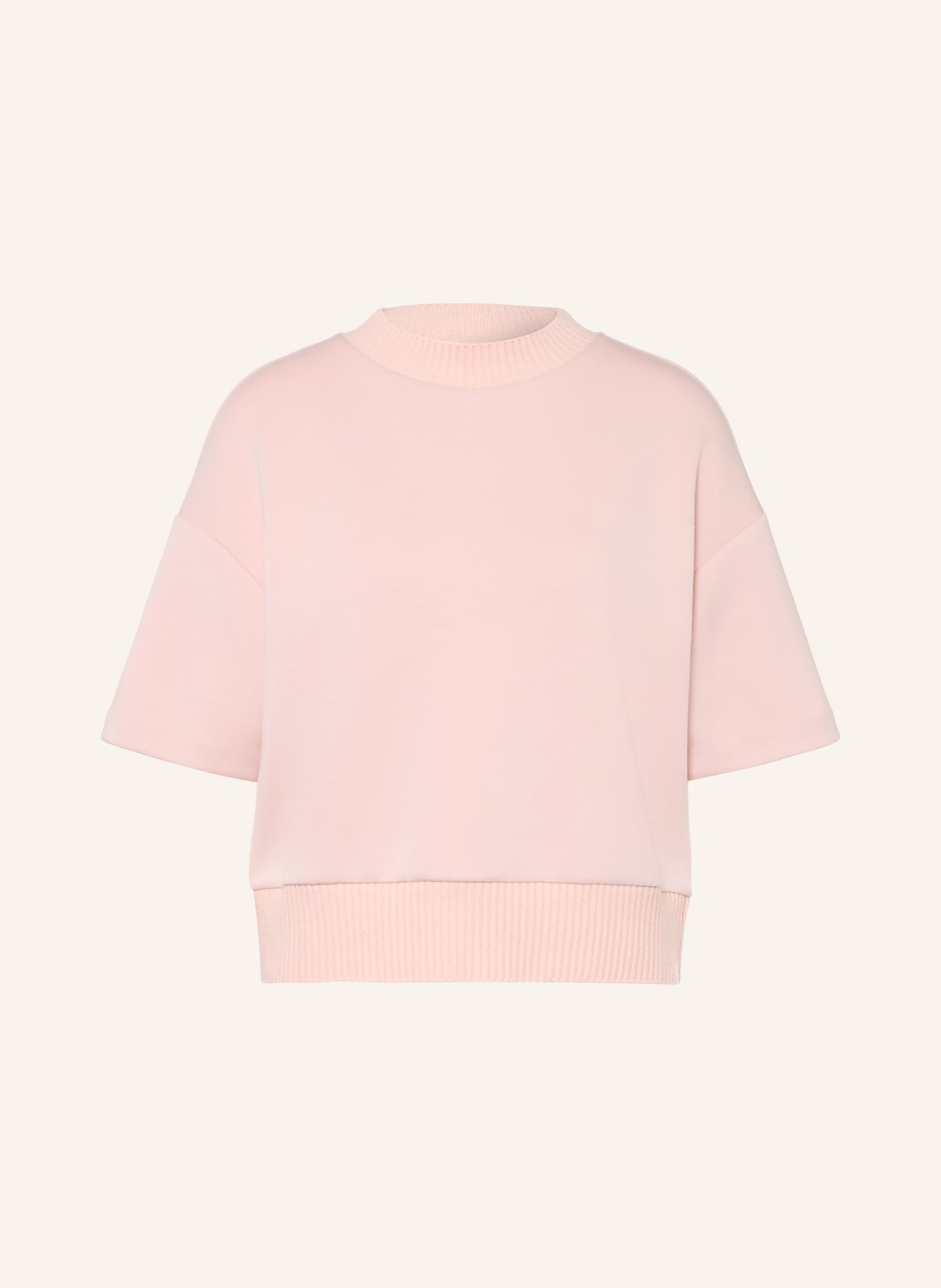 OPUS T-Shirt GALITA im Materialmix: HELLROSA