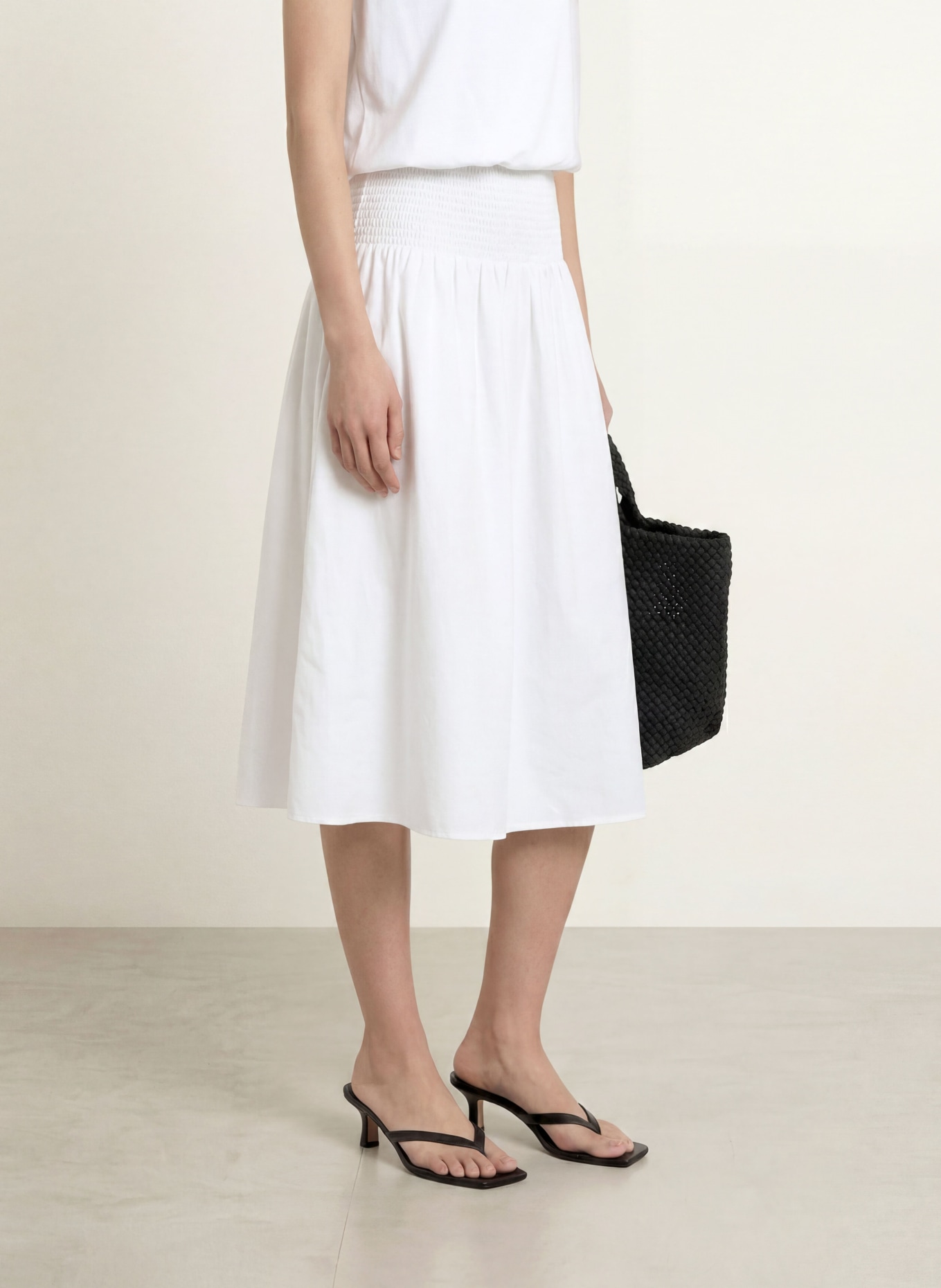 OPUS ROPANI Skirt: WHITE
