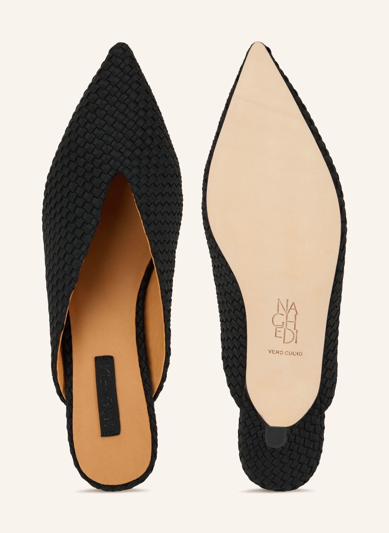 Naghedi Mules STRADA: NOIR
