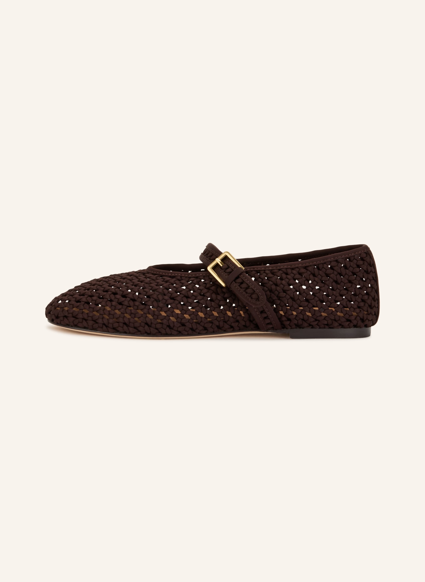 Naghedi Ballerines Mary Jane SYDNEY: MARRON FONCÉ