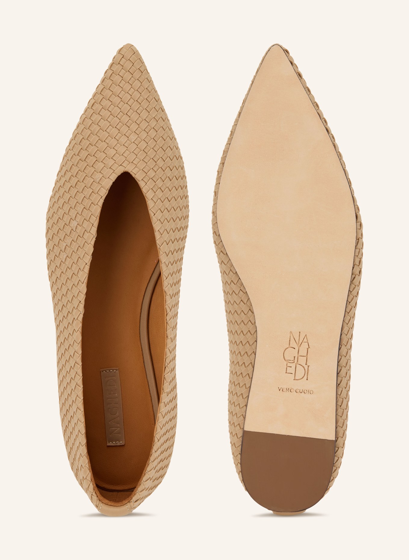 Naghedi Ballerines STRADA: CHAMEAU