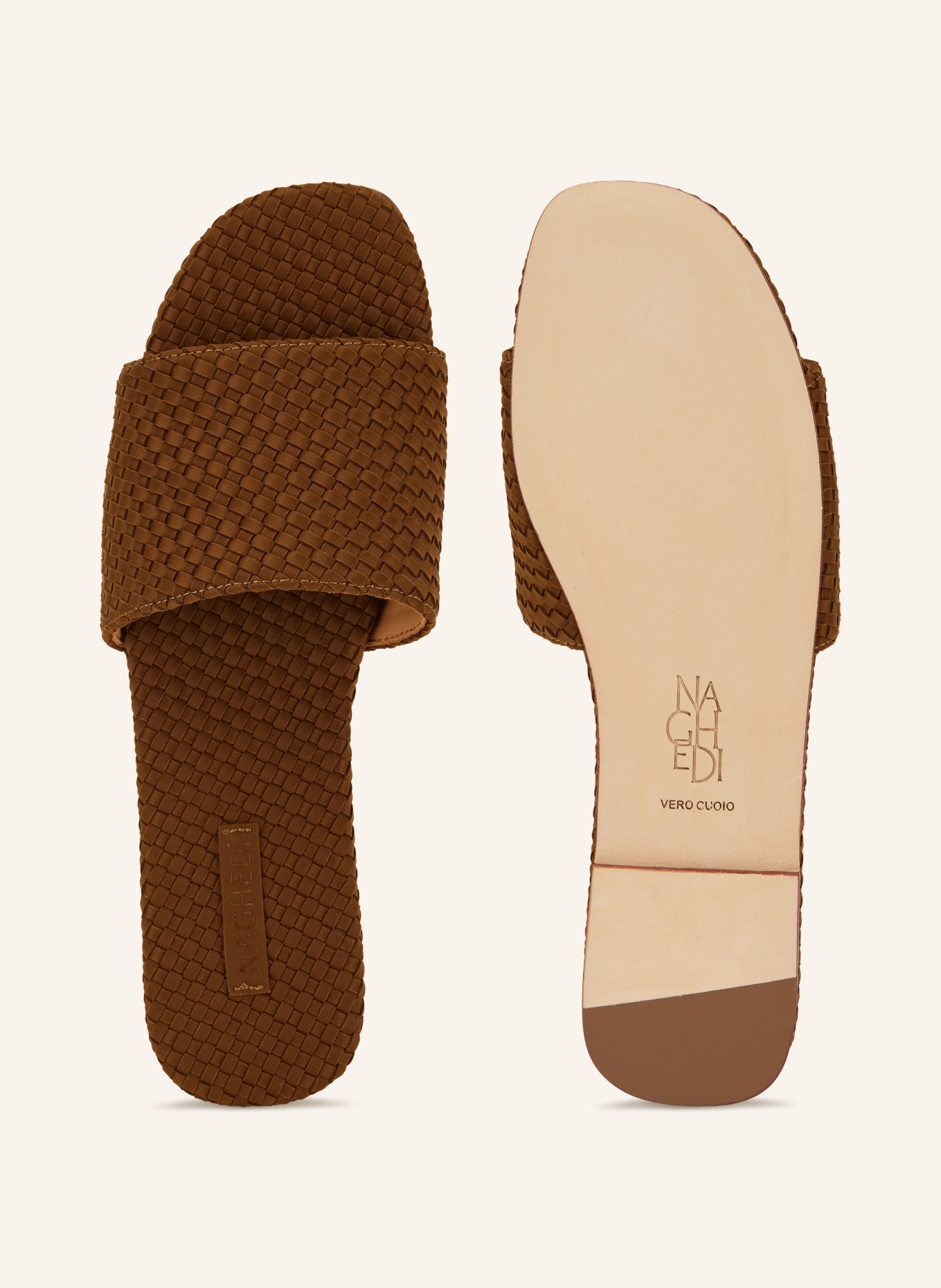 Naghedi Mules ST. BARTHS: MARRON