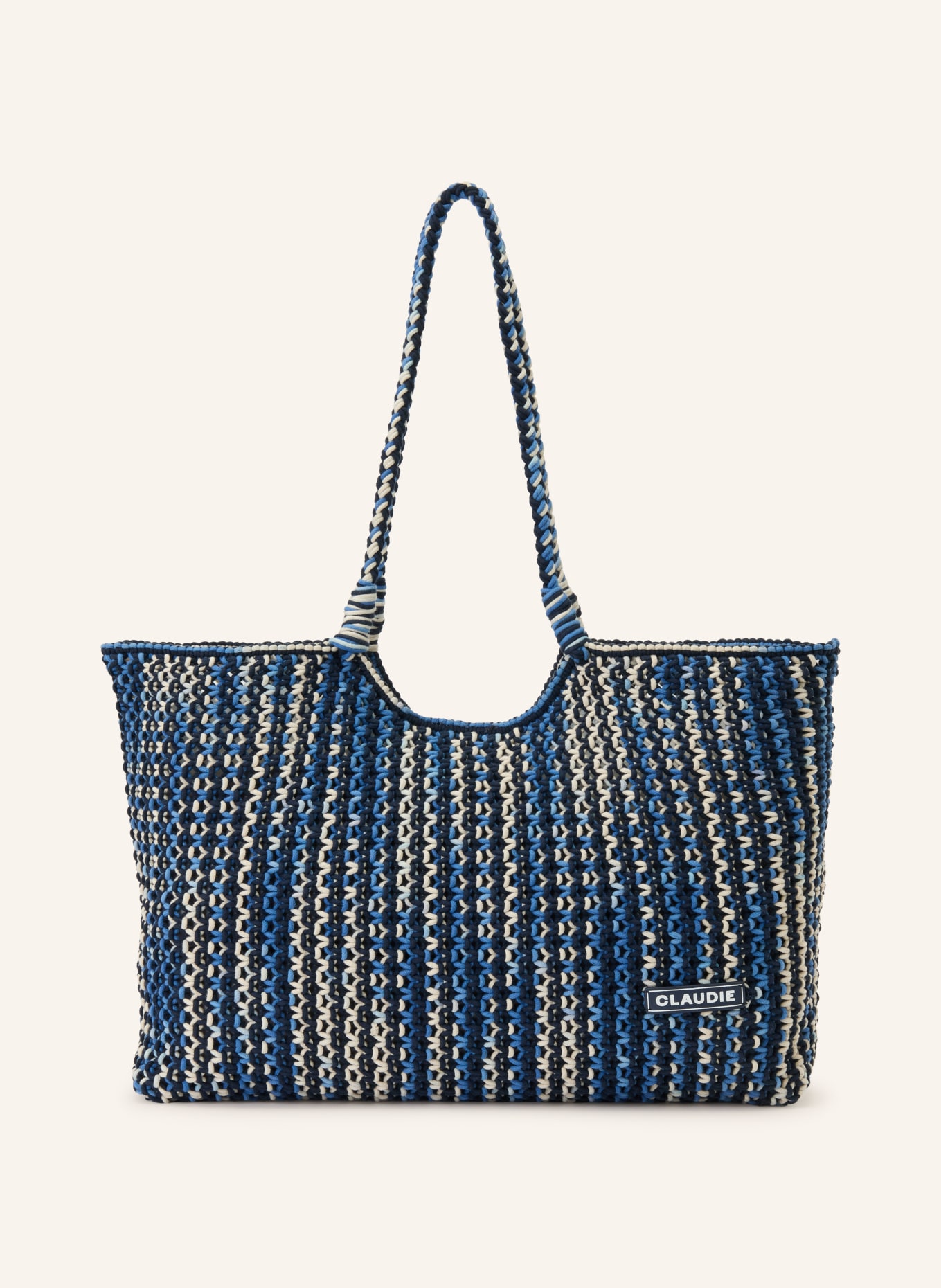CLAUDIE PIERLOT Shopper: BLAU / DUNKELBLAU / WEISS