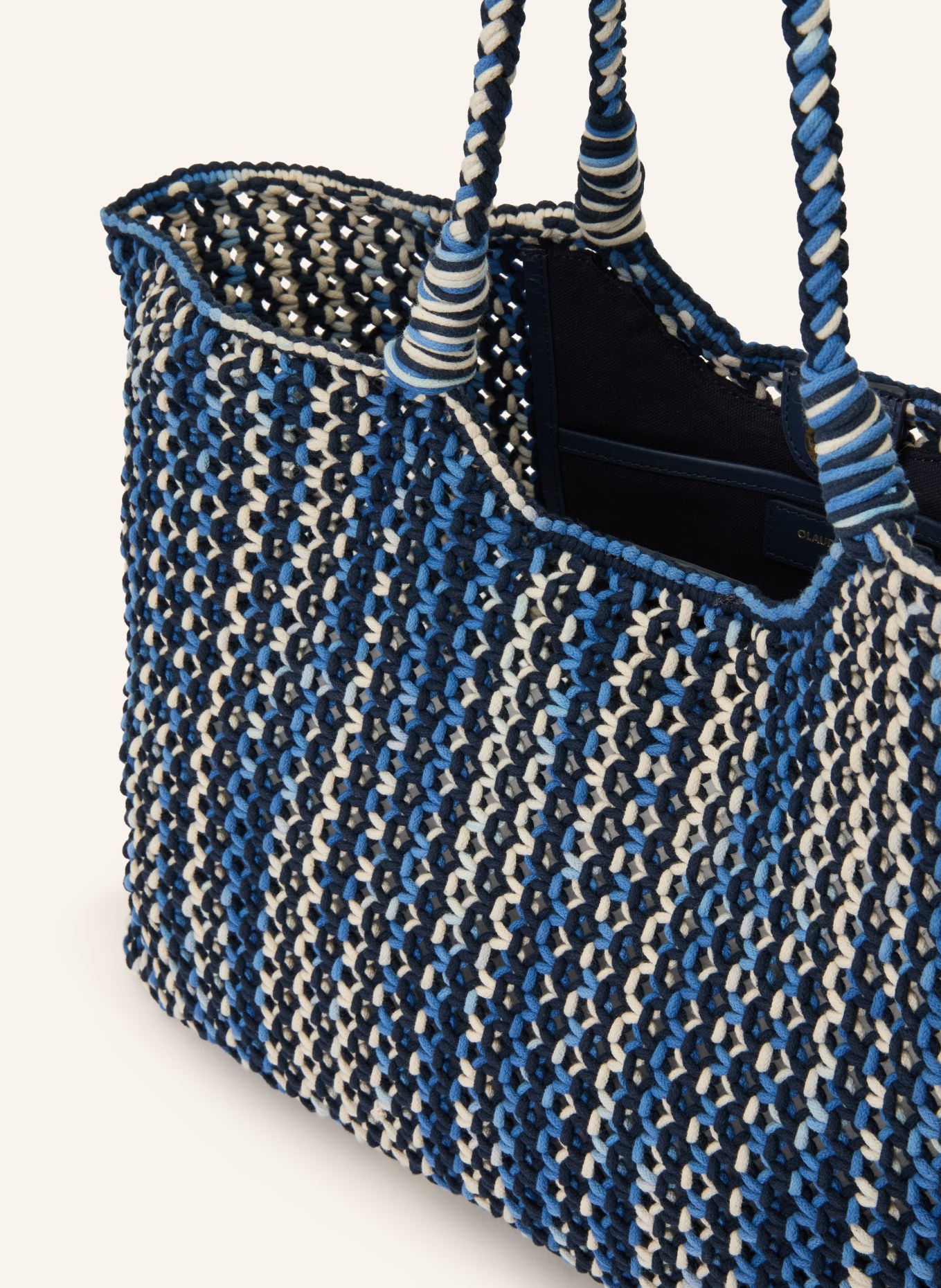 CLAUDIE PIERLOT Shopper: BLAU / DUNKELBLAU / WEISS