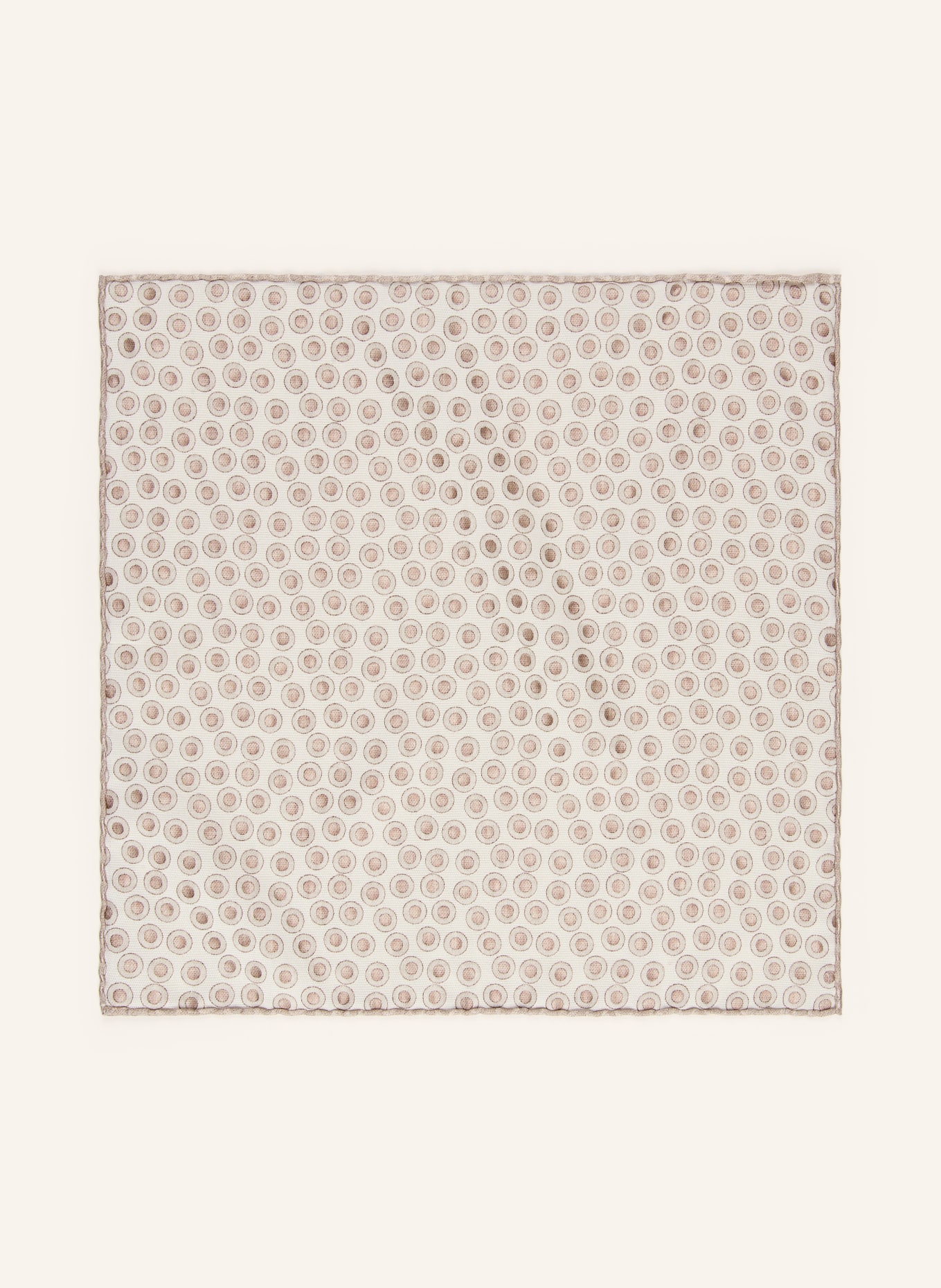 BRUNELLO CUCINELLI Einstecktuch: CREME / BEIGE