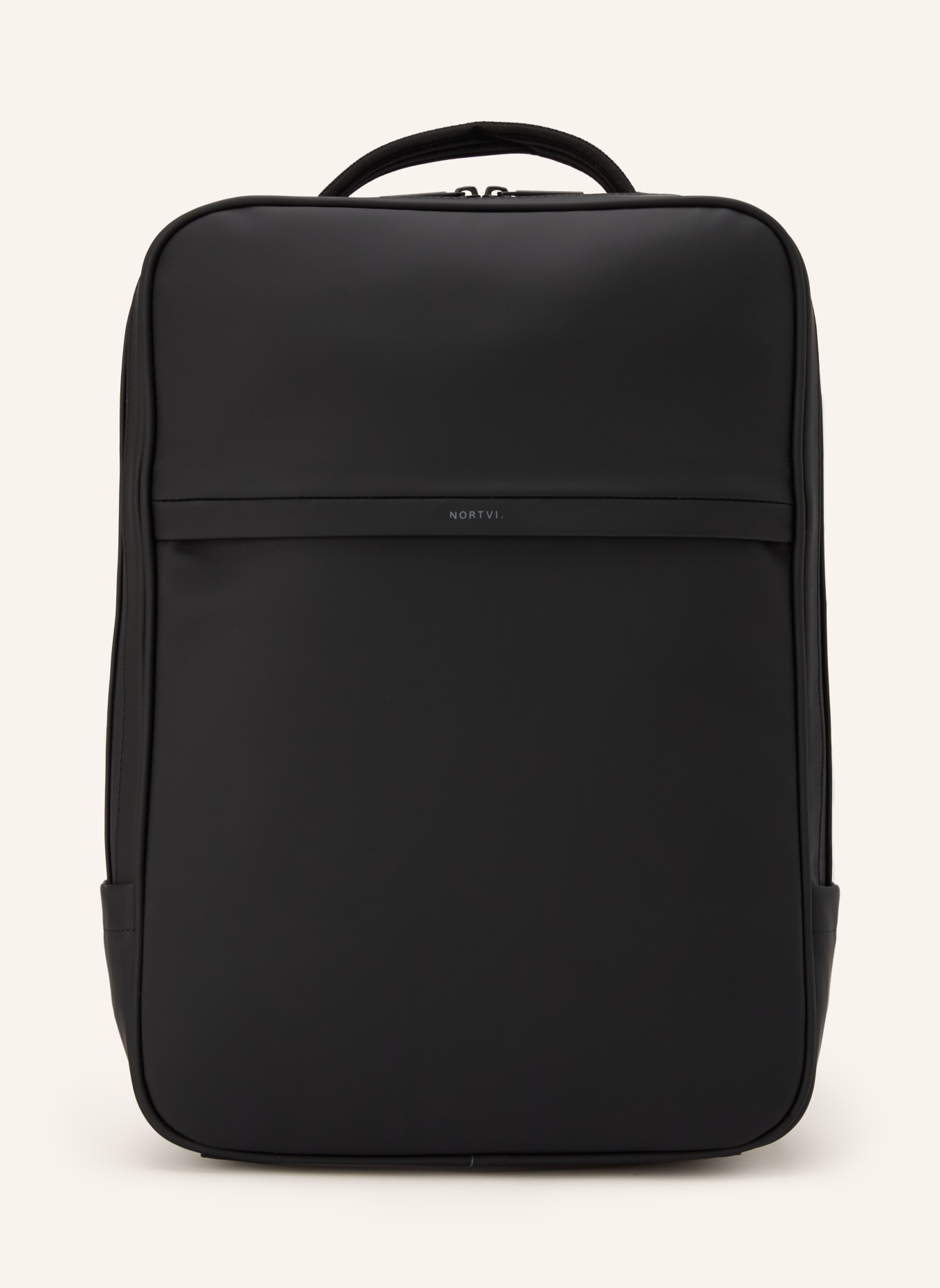NORTVI Rucksack ACTIVE mit Laptop-Fach: SCHWARZ