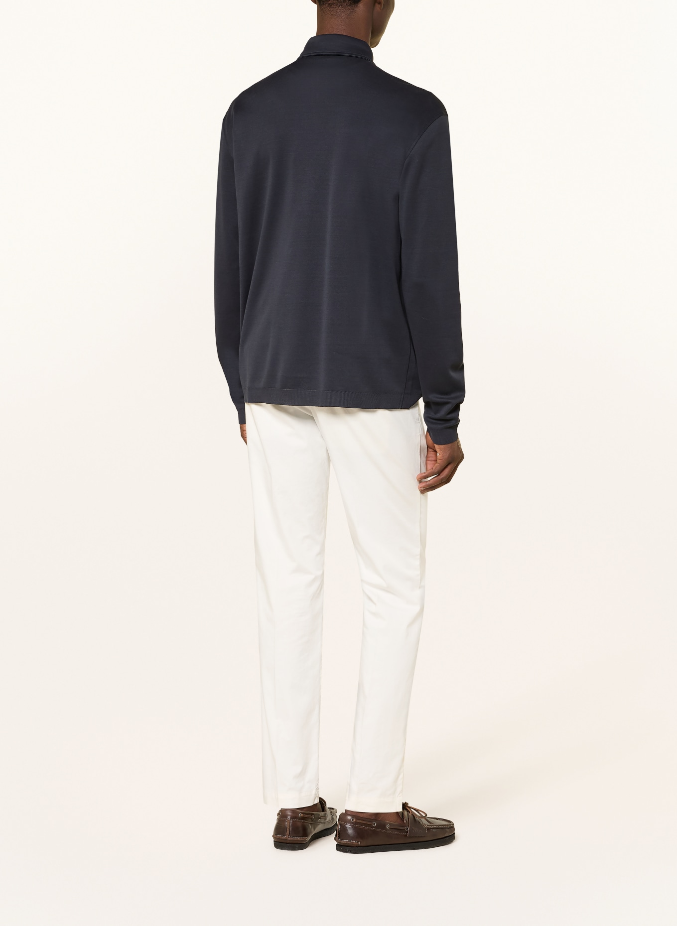 HERNO Strickhemd Comfort Fit: DUNKELBLAU