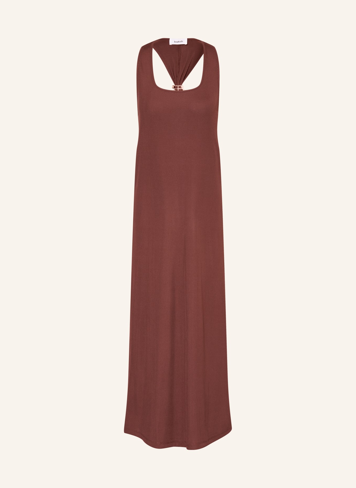 ba&sh NAORA Dress: BROWN