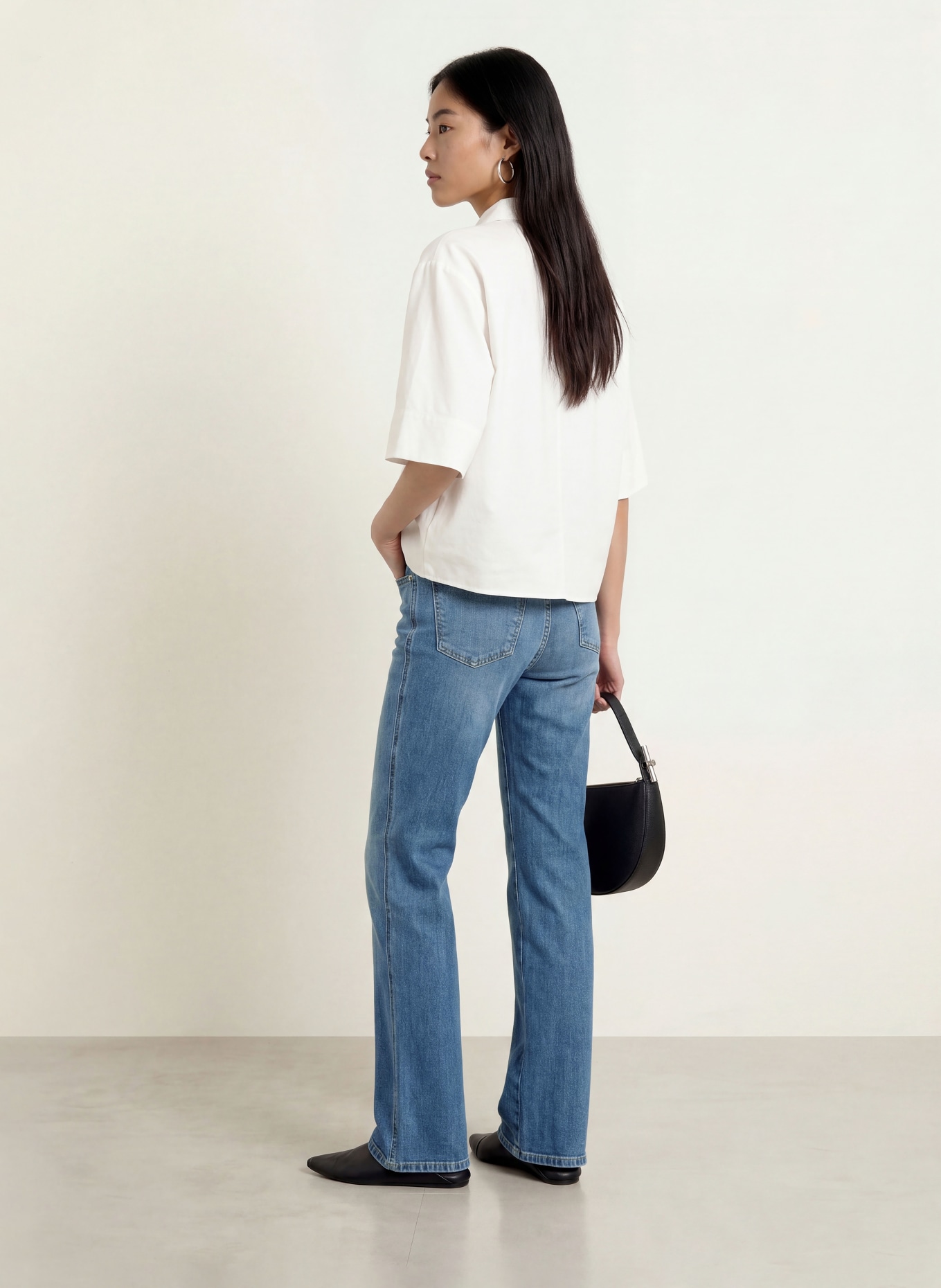 OPUS Jean évasé MIVA STRONG: 70390 mid blue