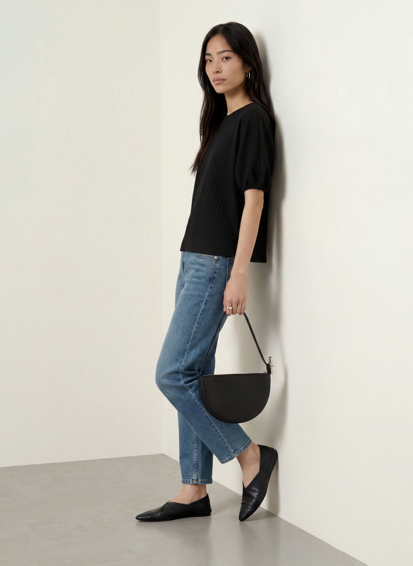 OPUS SEFARO T-shirt: BLACK