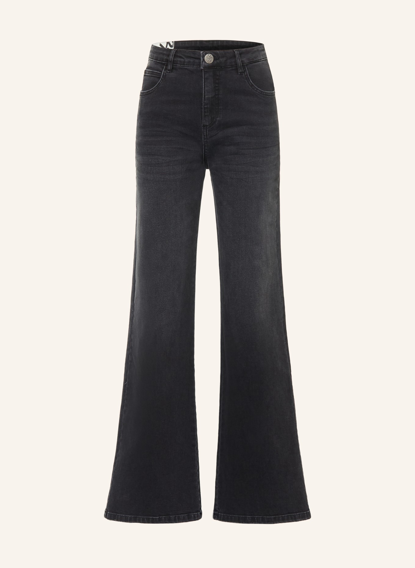 OPUS Jean à jambes larges MIVY: 70393 dark grey