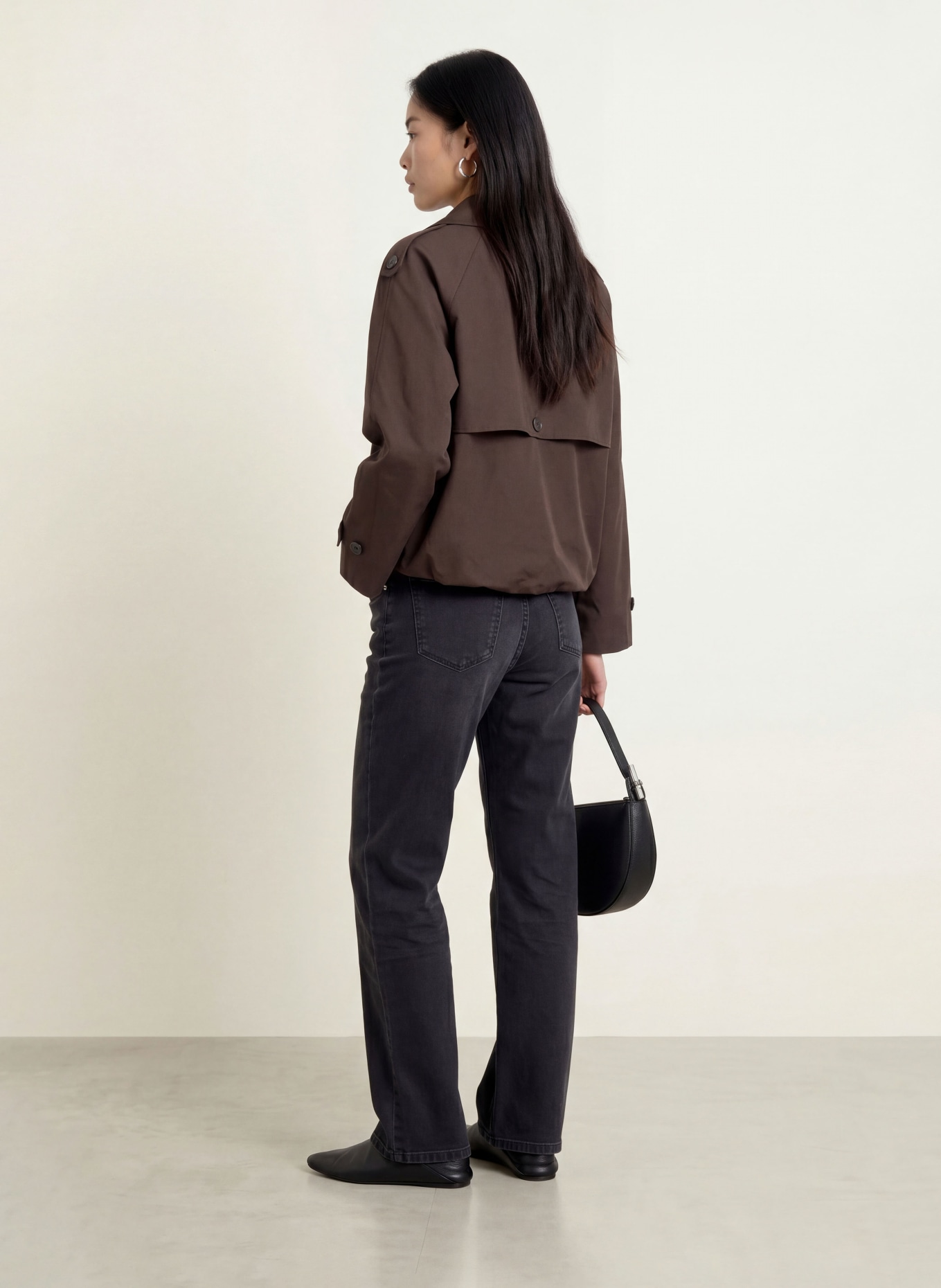 OPUS Jean à jambes larges MIVY: 70393 dark grey
