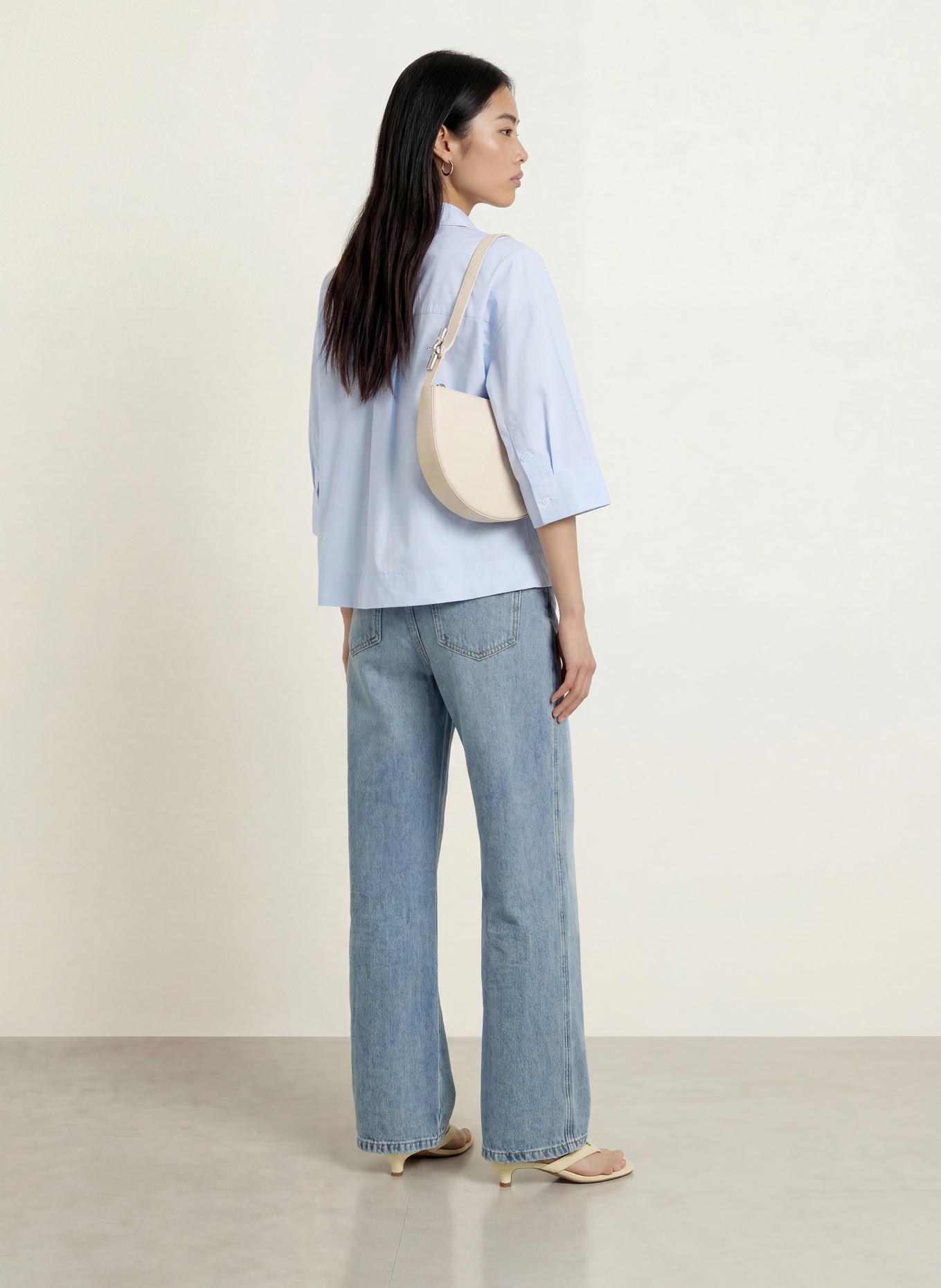 OPUS Wide-Leg Jeans MEDDY: 70396 mid blue