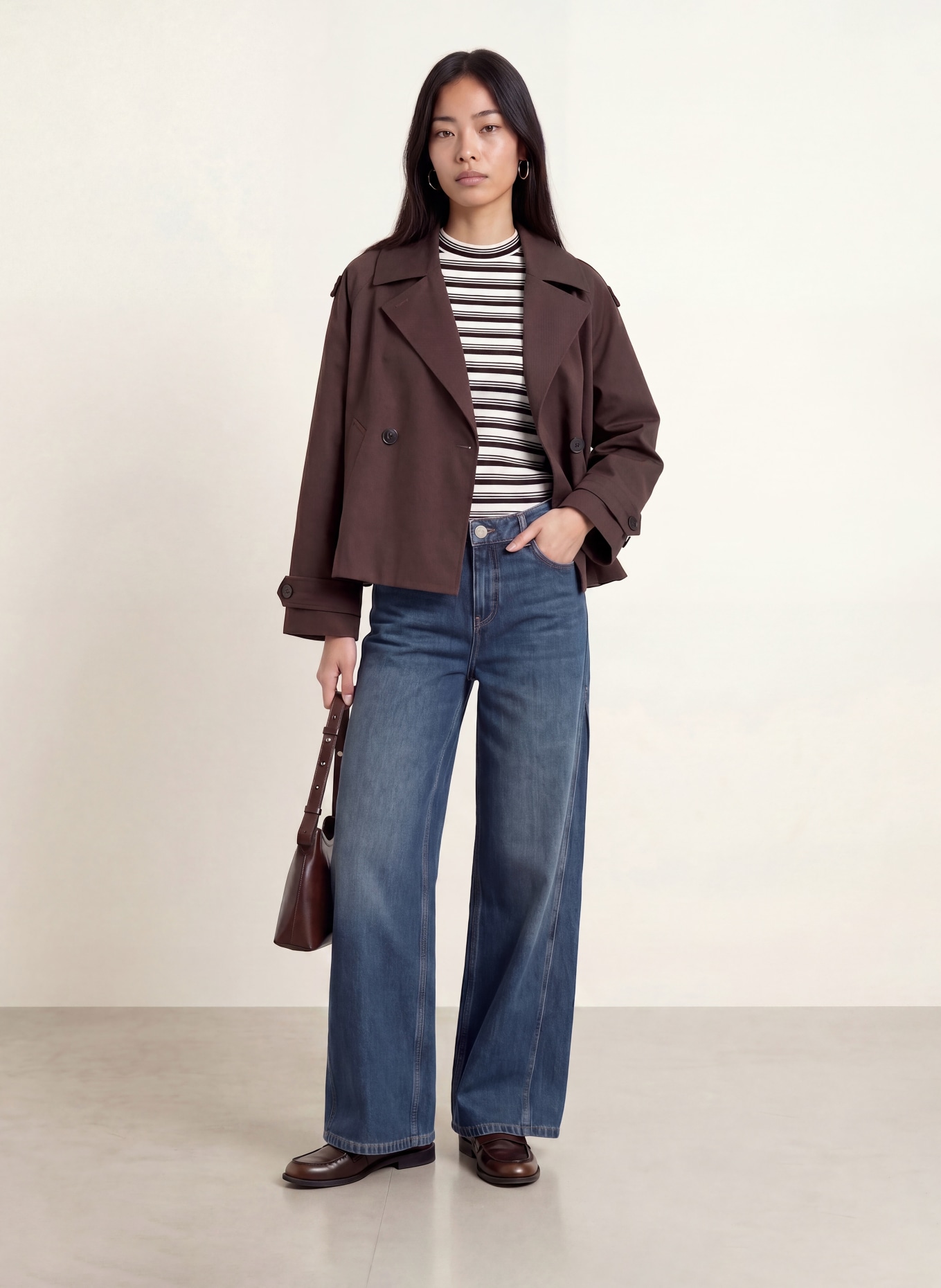 OPUS Wide-Leg Jeans MEDDY: 70394 dark blue
