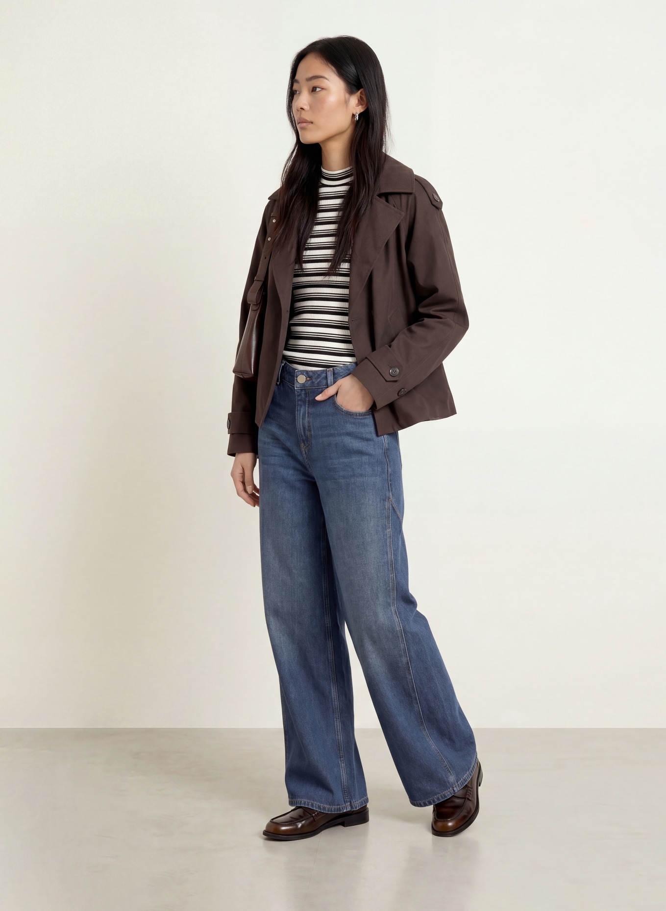 OPUS Wide-Leg Jeans MEDDY: 70394 dark blue