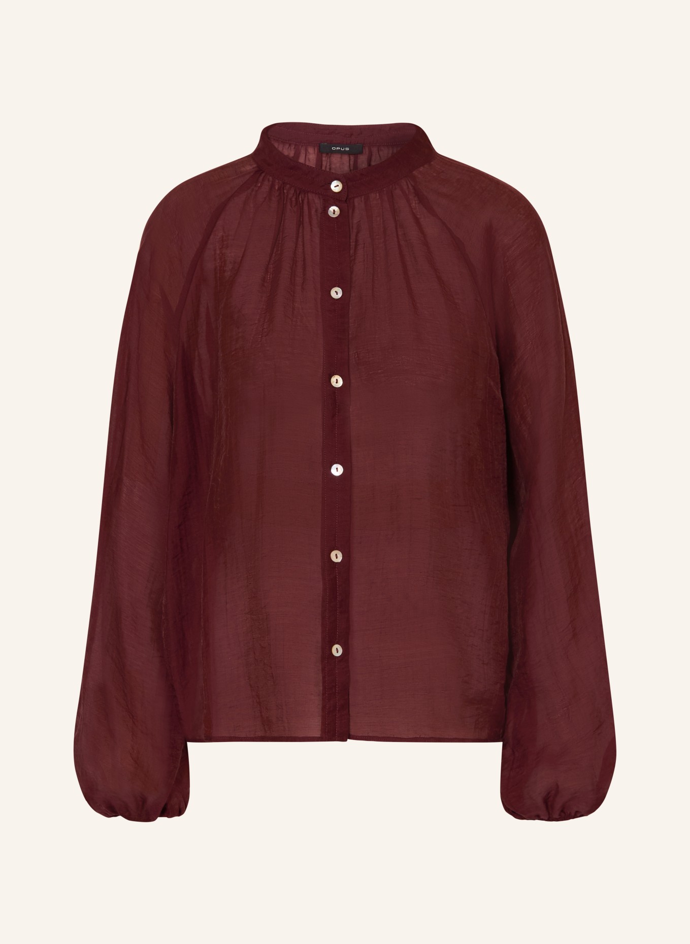OPUS Blouse FABRIELLE: ROUGE FONCÉ