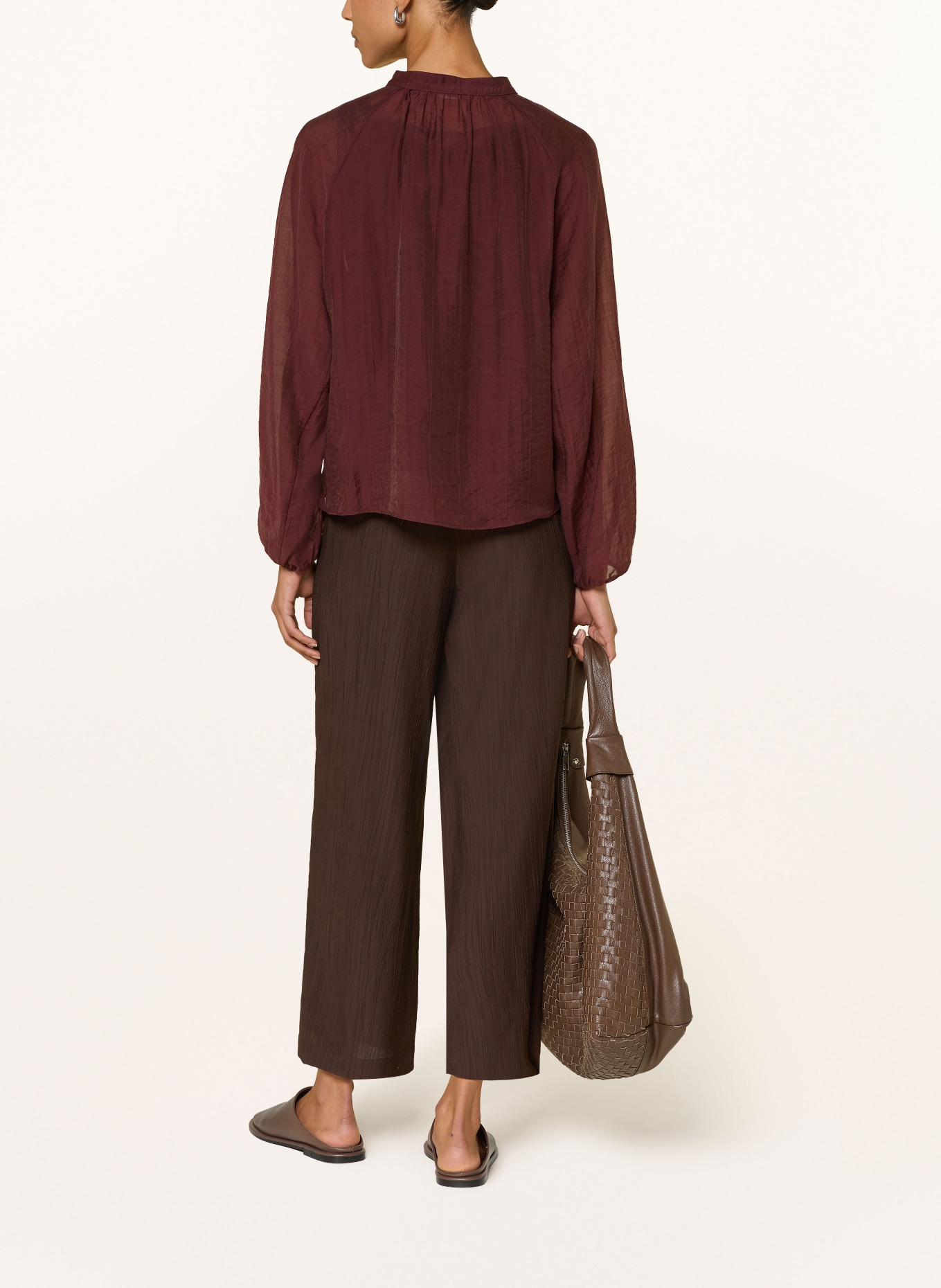 OPUS Blouse FABRIELLE: ROUGE FONCÉ