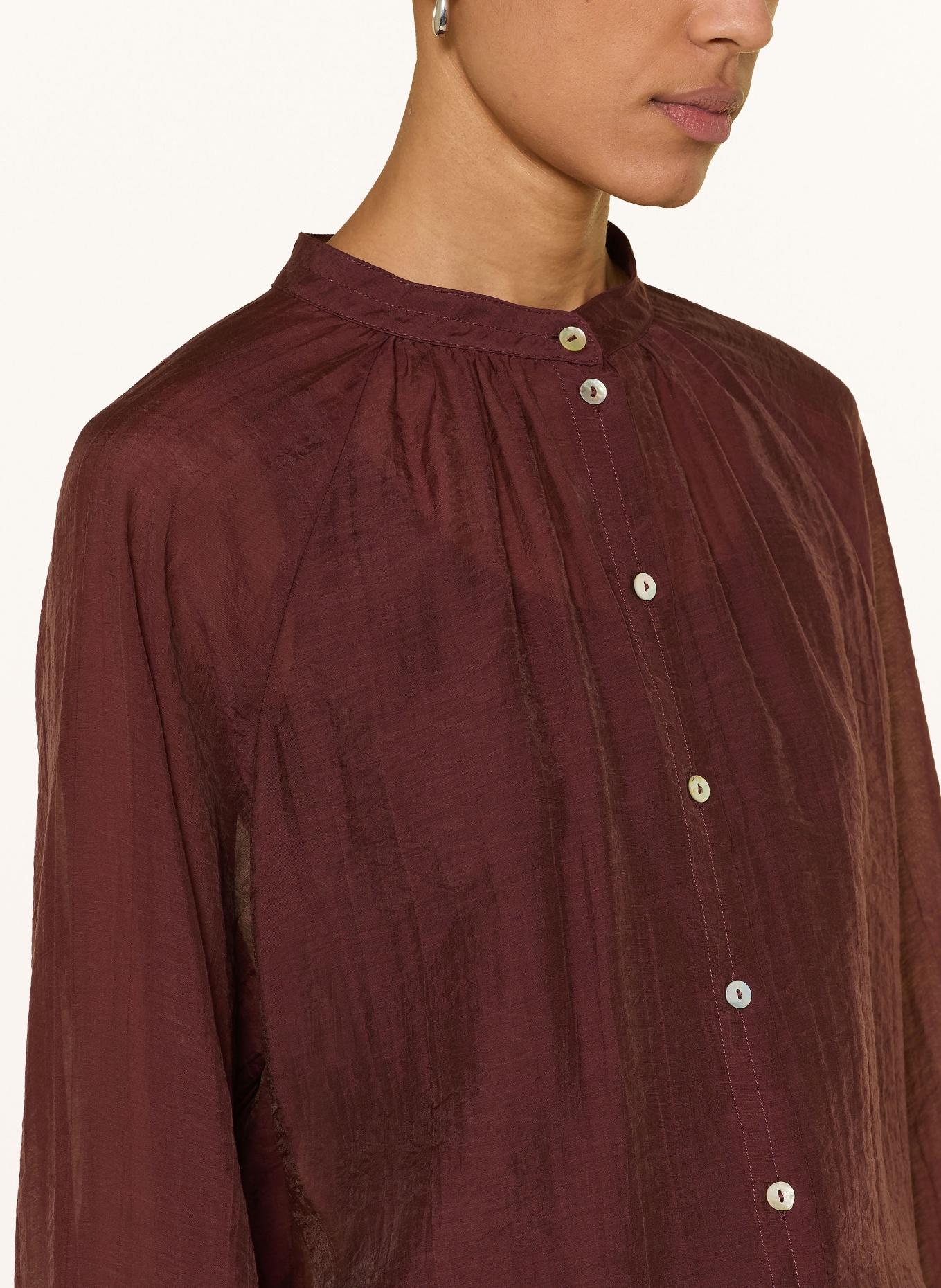 OPUS Blouse FABRIELLE: ROUGE FONCÉ