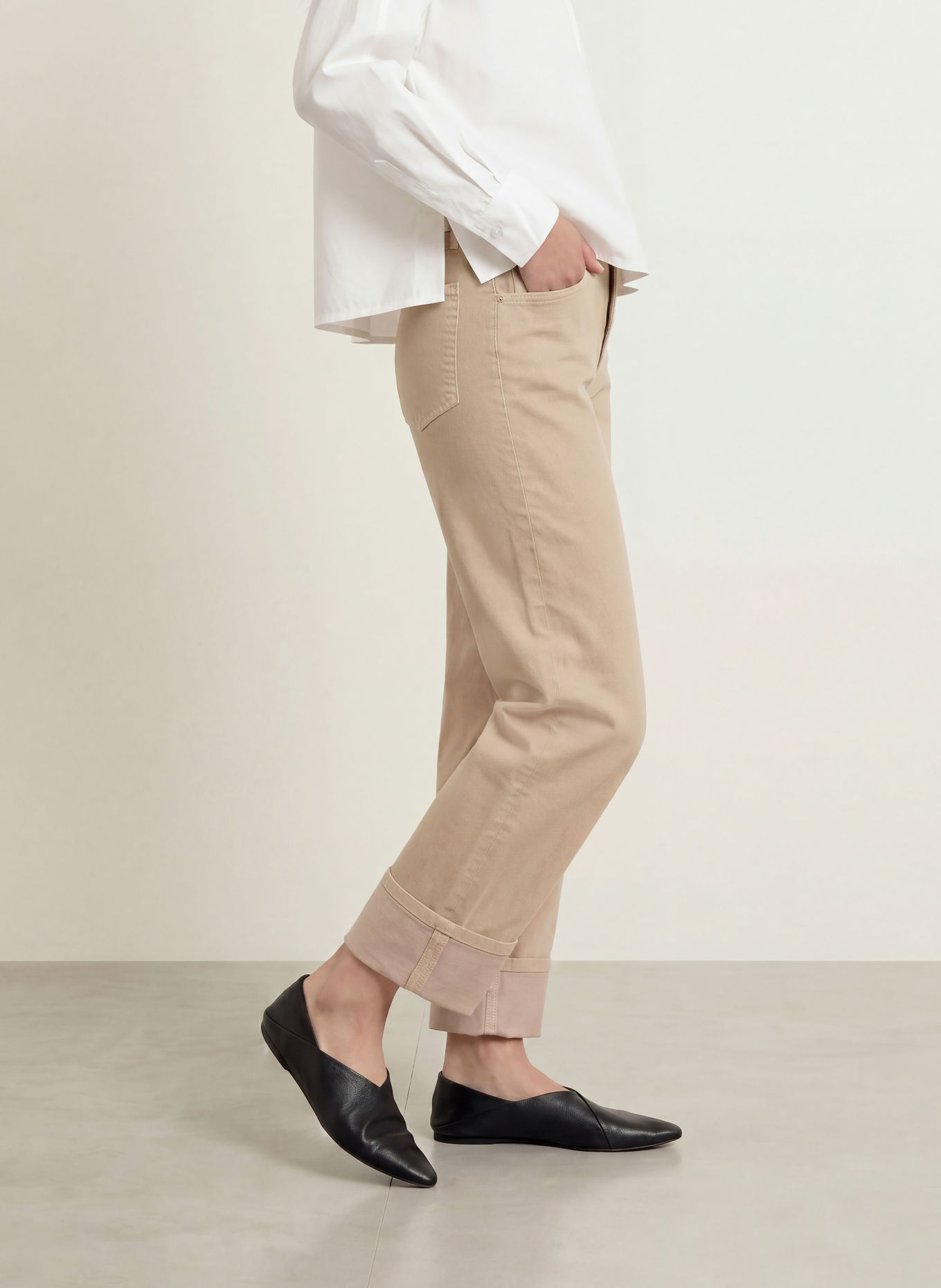 OPUS Cropped Jeans MIVA: 20042 golden beige