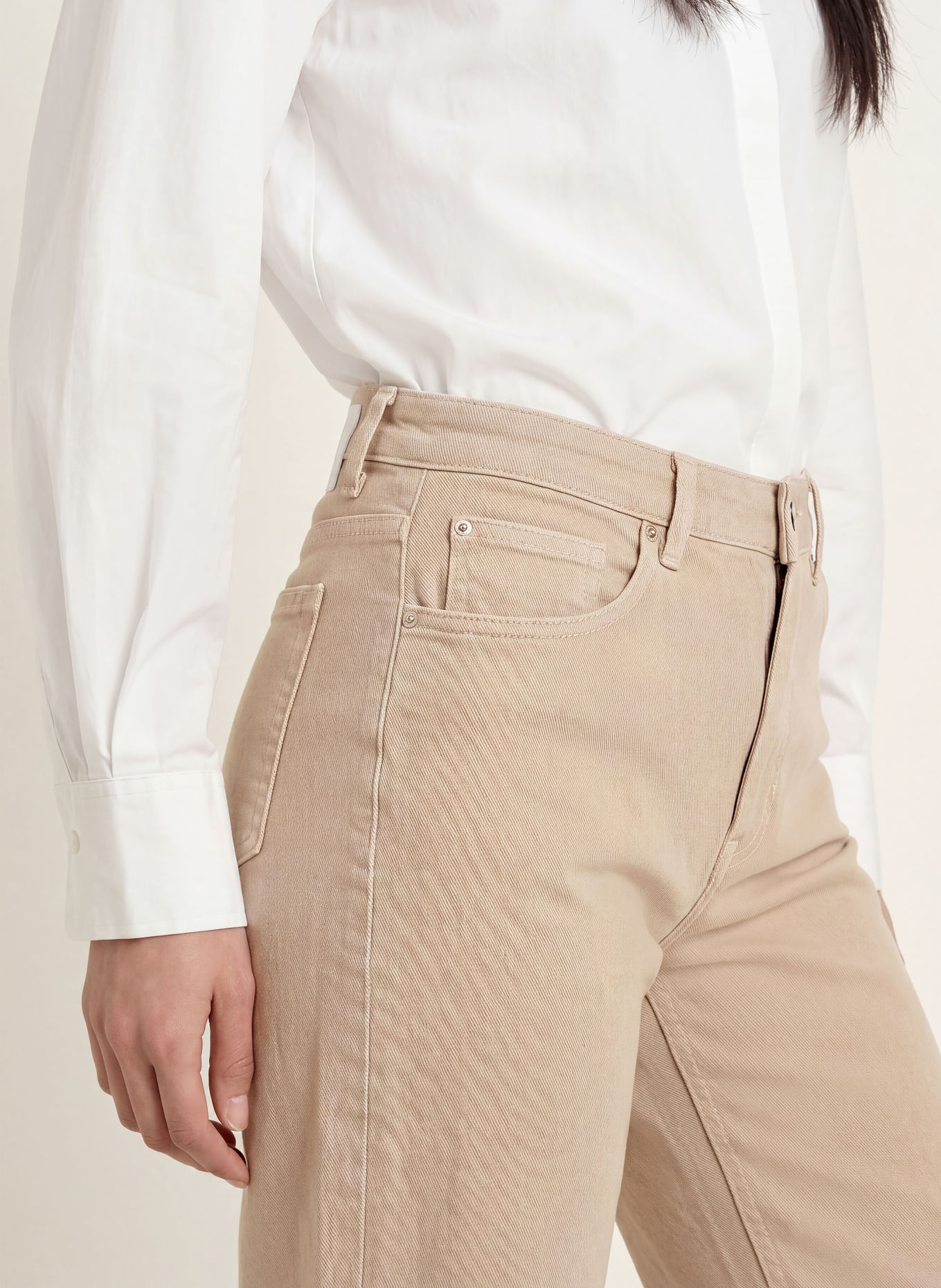 OPUS Cropped Jeans MIVA: 20042 golden beige