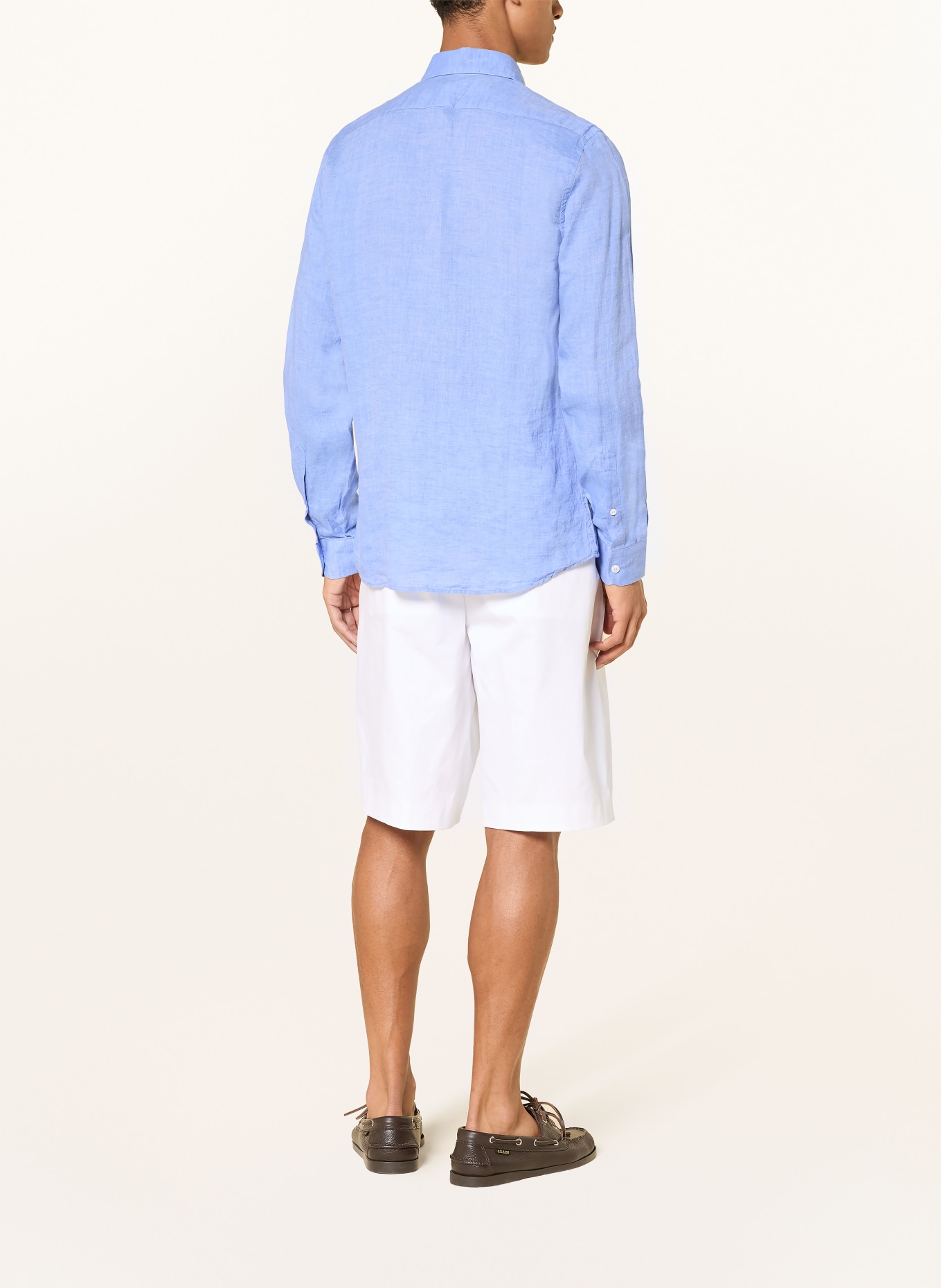REISS Linnedskjorte RUBAN Regular Fit: BLÅ