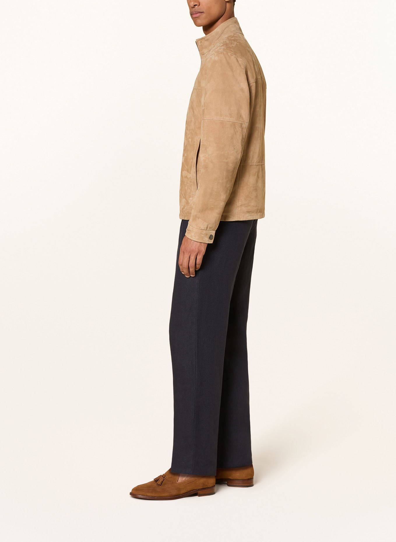 REISS Pantalon BARGES coupe slim style jogging: BLEU FONCÉ