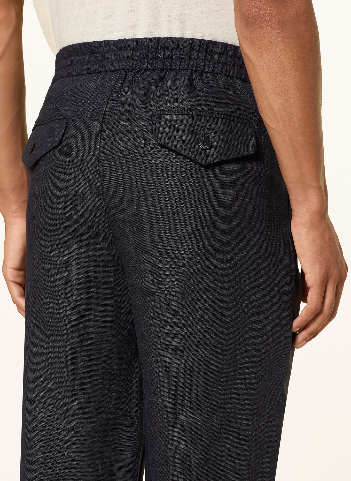 REISS Pantalon BARGES coupe slim style jogging: BLEU FONCÉ
