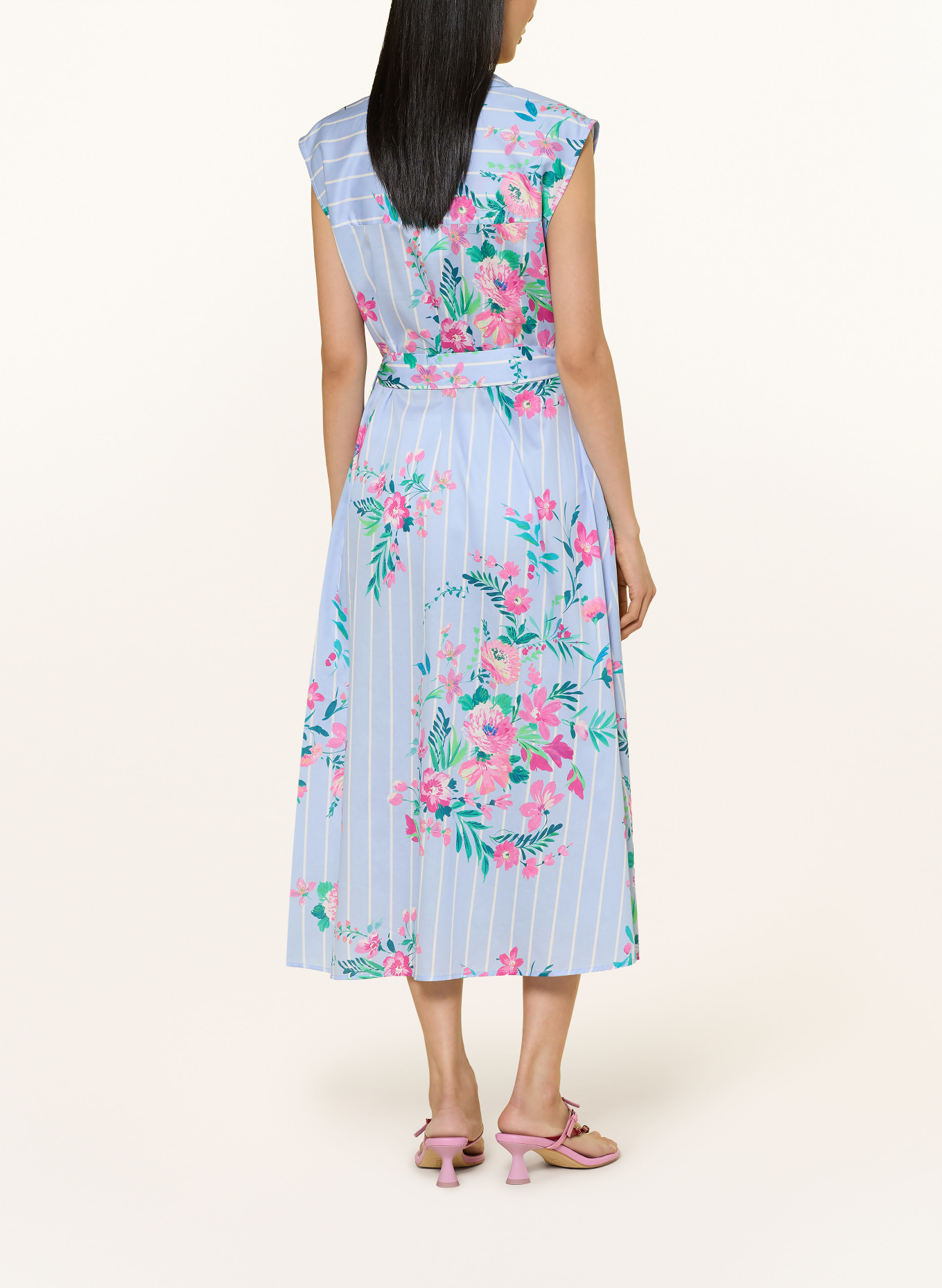 MILANO ITALY Kleid: HELLBLAU / PINK / GRÜN