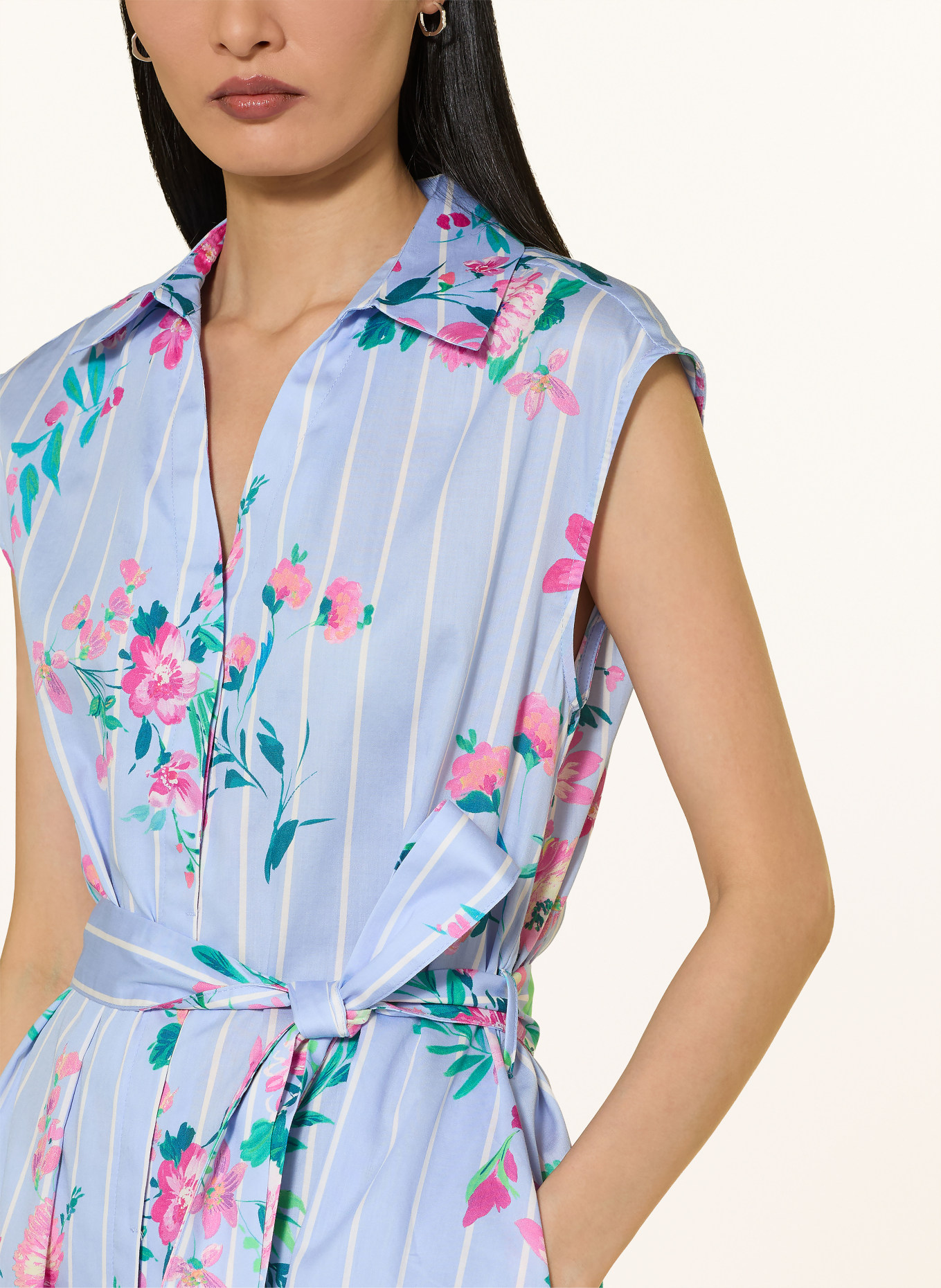MILANO ITALY Kleid: HELLBLAU / PINK / GRÜN