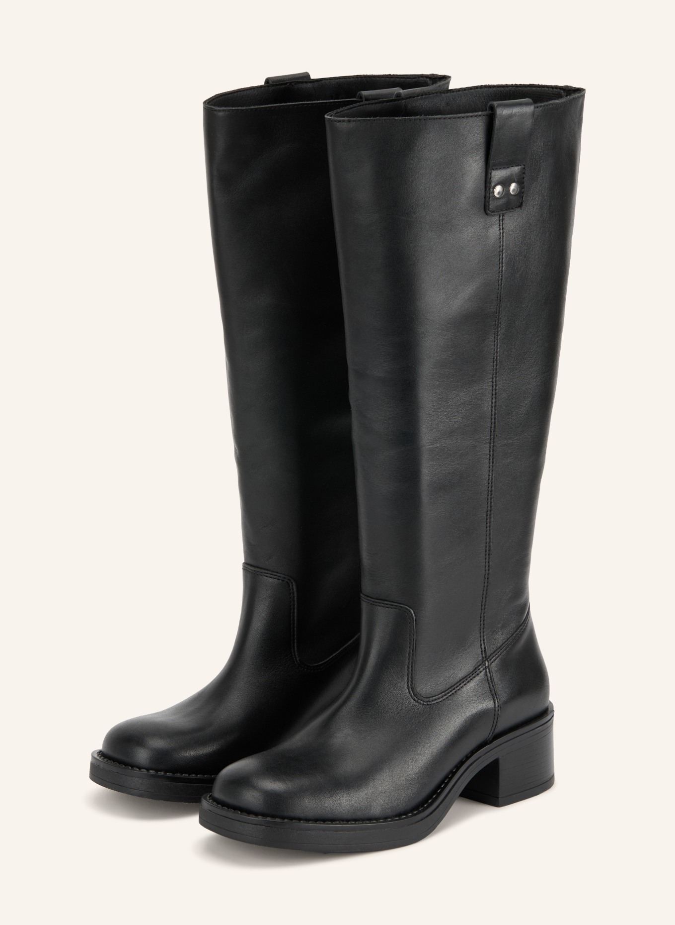 BIANCO Stiefel BIAMARY: SCHWARZ / SILBER