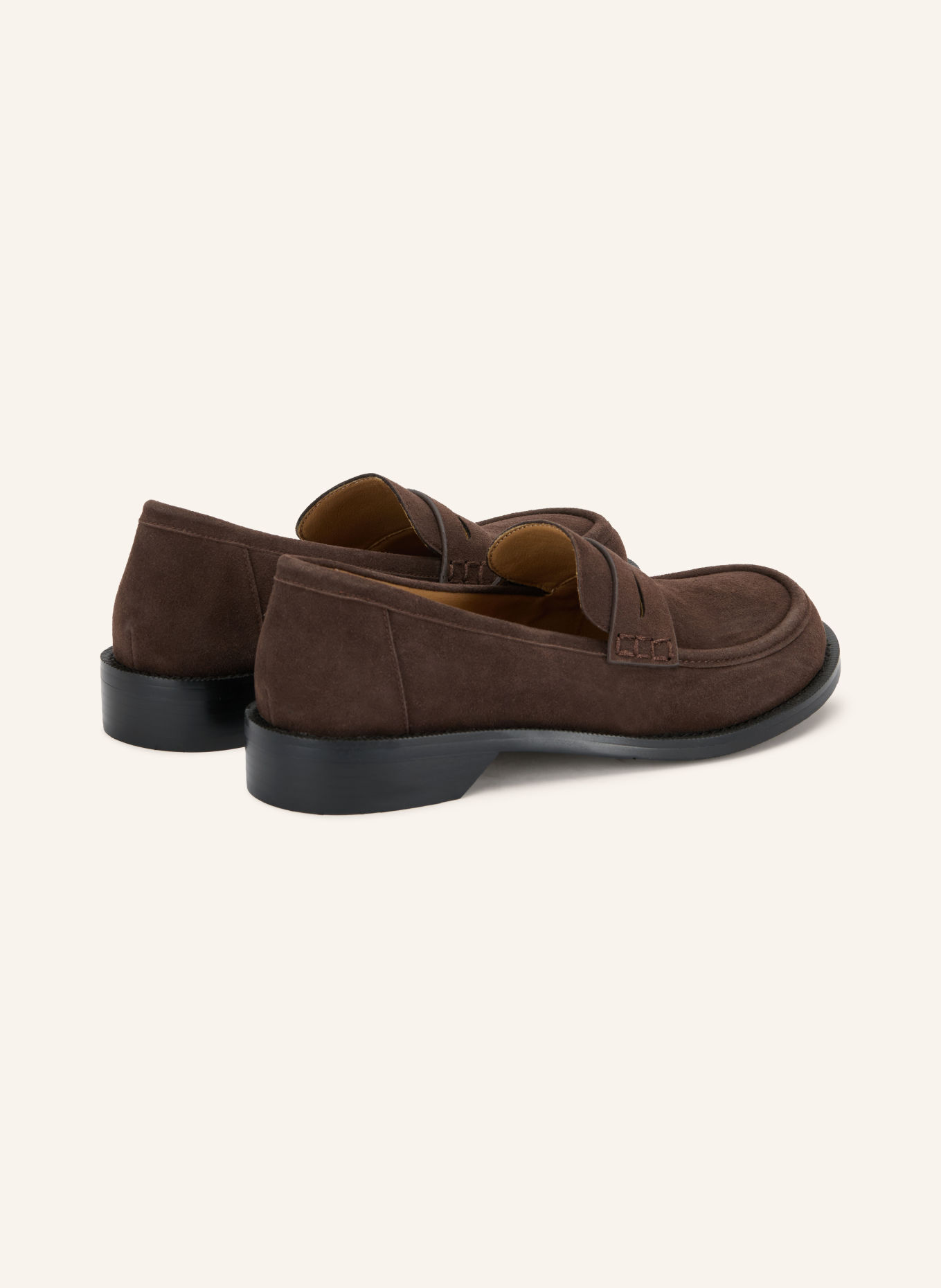 BIANCO BIAAVA Penny Loafers: DARK BROWN