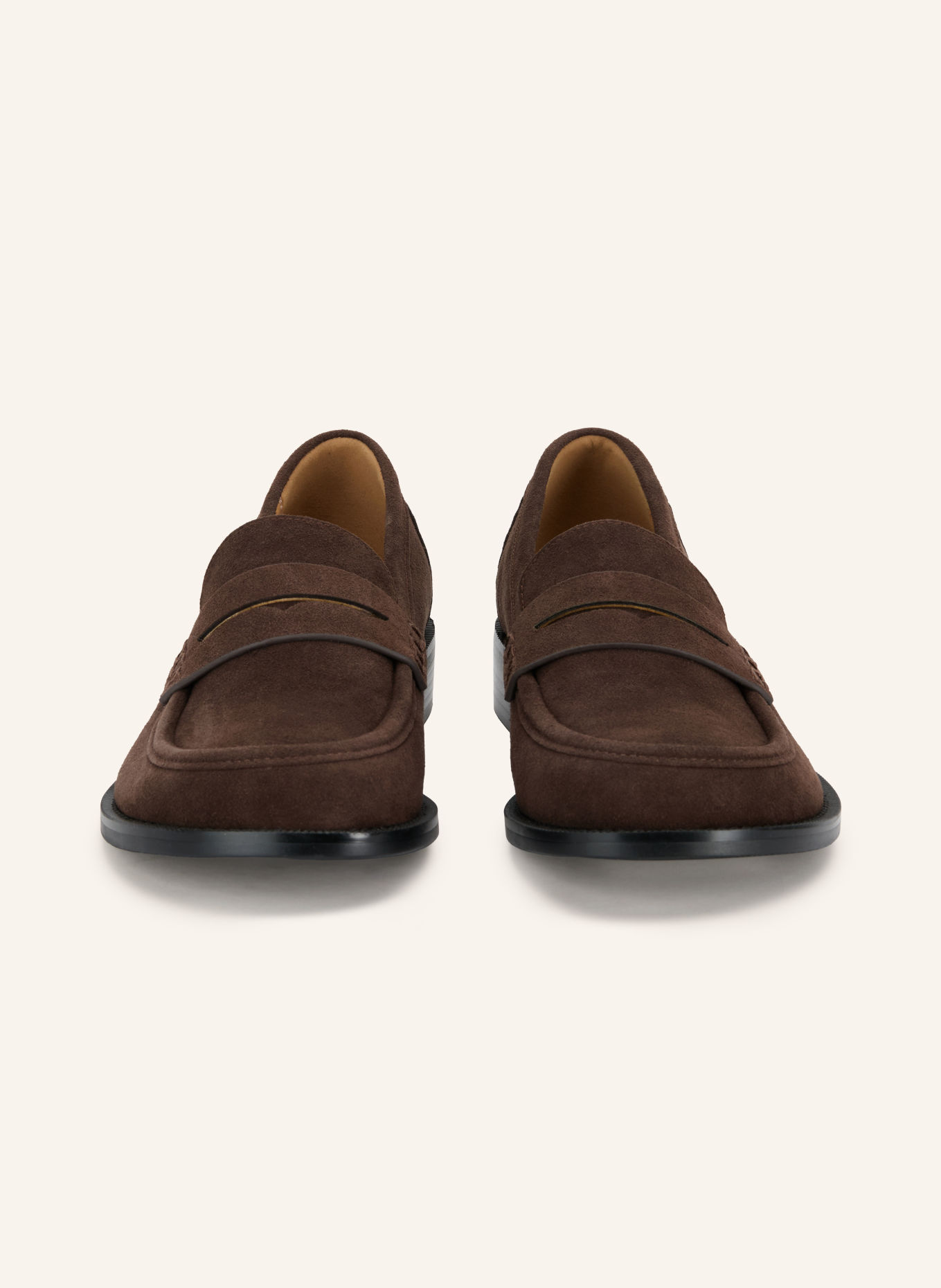 BIANCO BIAAVA Penny Loafers: DARK BROWN