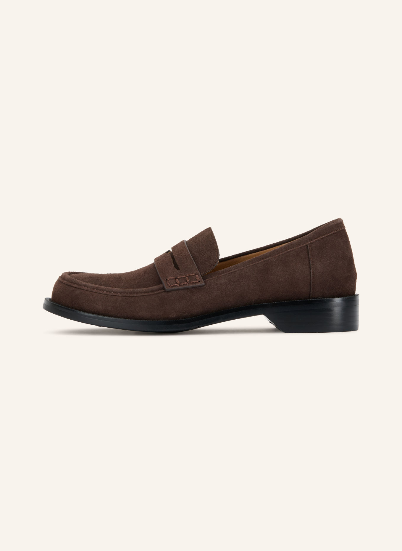 BIANCO BIAAVA Penny Loafers: DARK BROWN