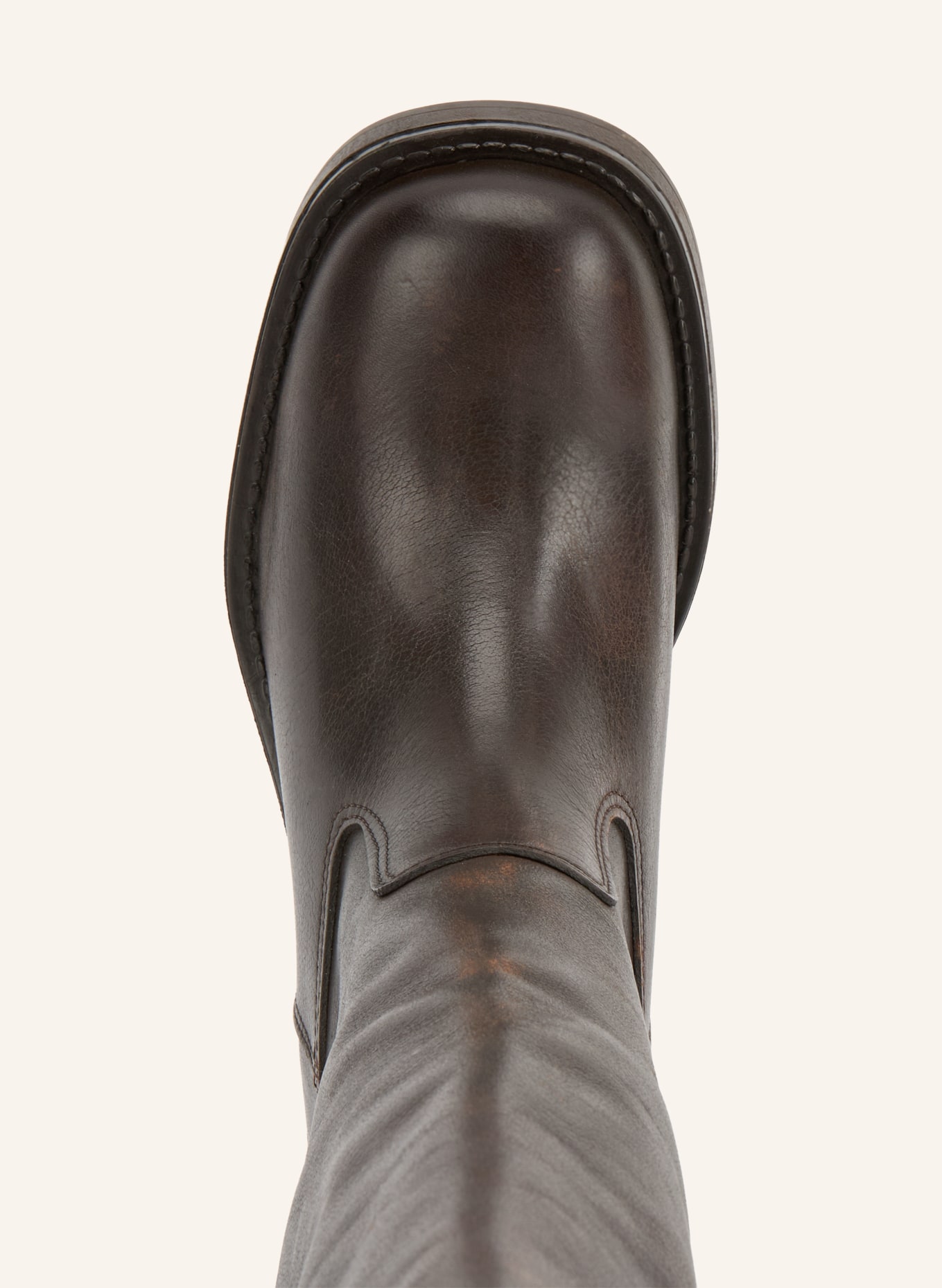 BIANCO Laarzen BIAMARY: MARRON FONCÉ / GOUD