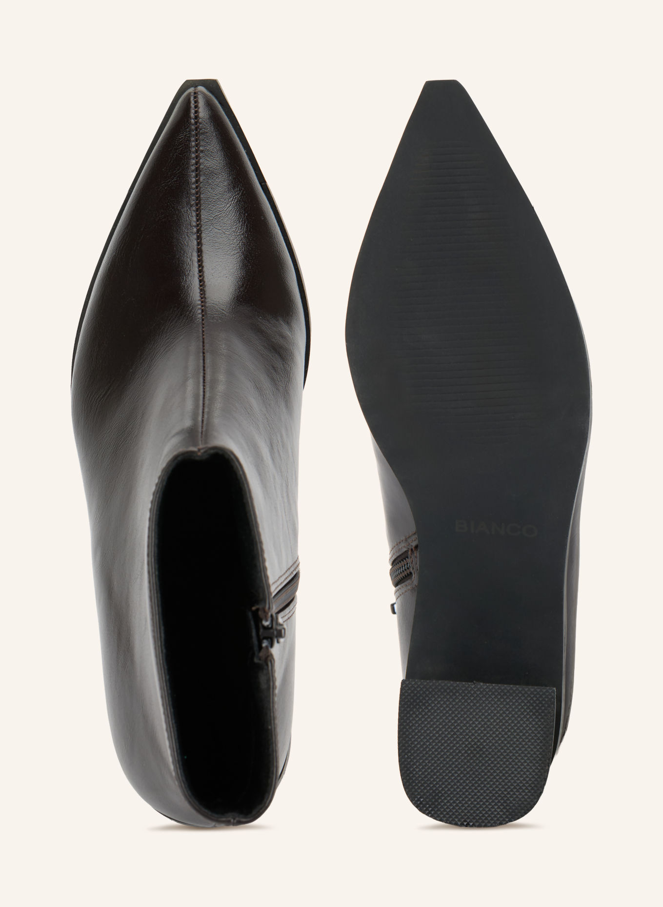BIANCO BIALEONORA Ankle Boots: DARK BROWN
