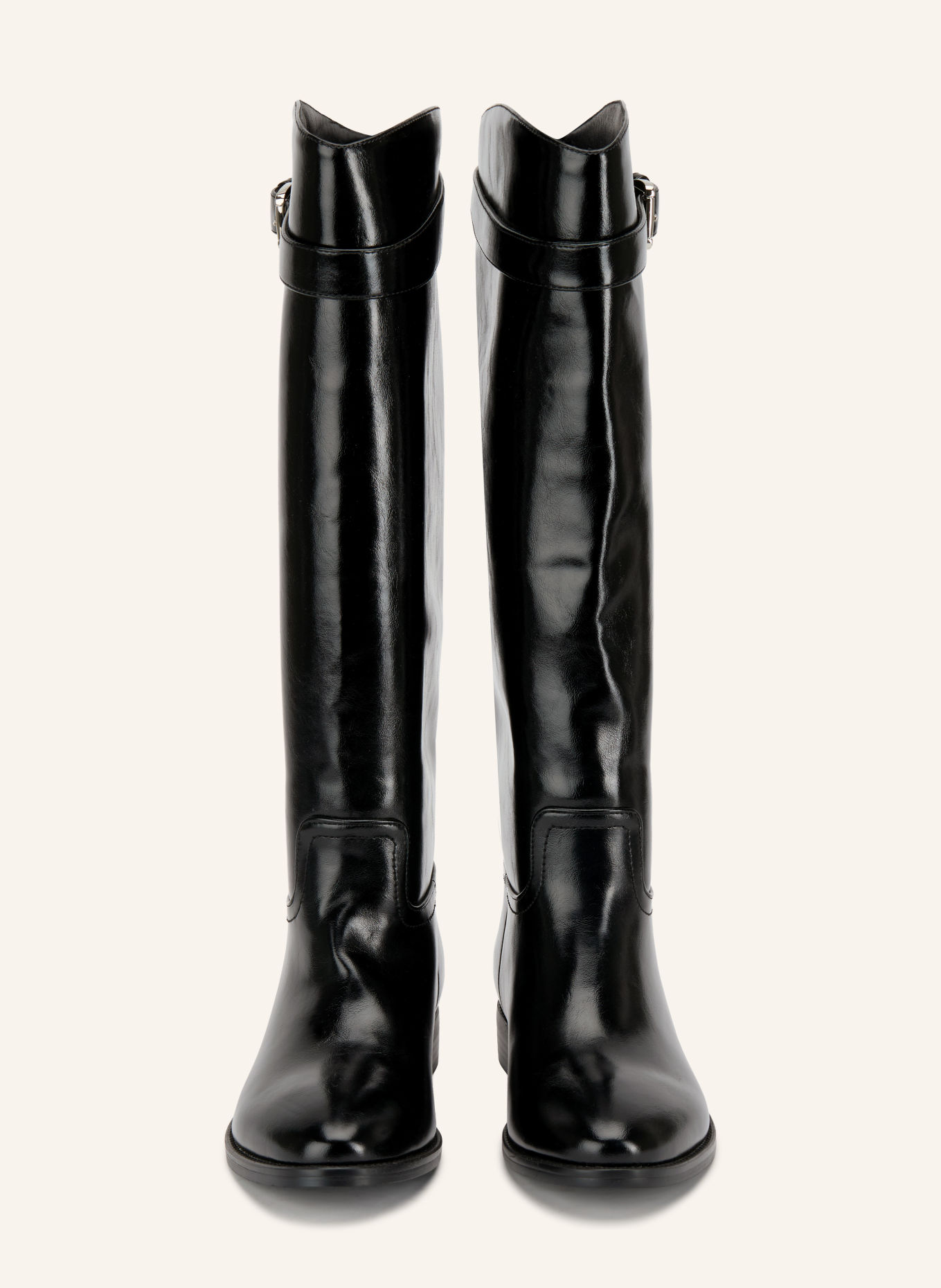 BIANCO BIAELLIOT Boots: BLACK / SILVER