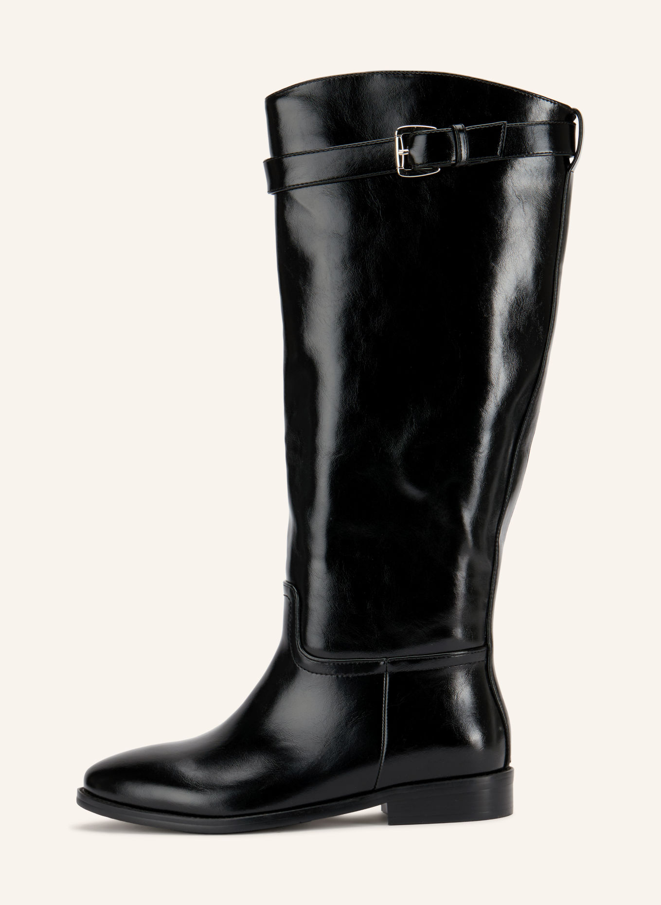 BIANCO BIAELLIOT Boots: BLACK / SILVER