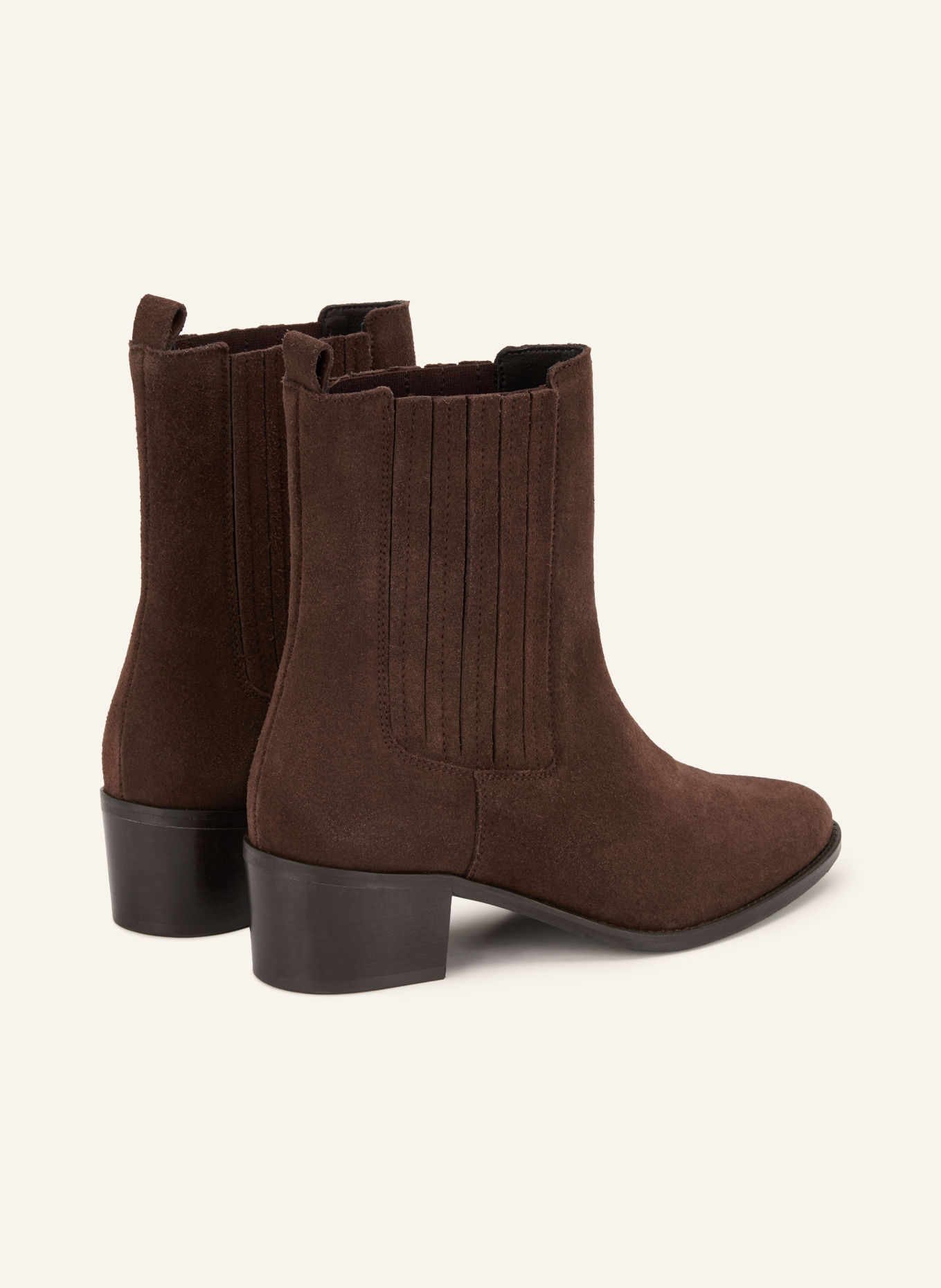 BIANCO BIACAROL Ankle Boots: DARK BROWN