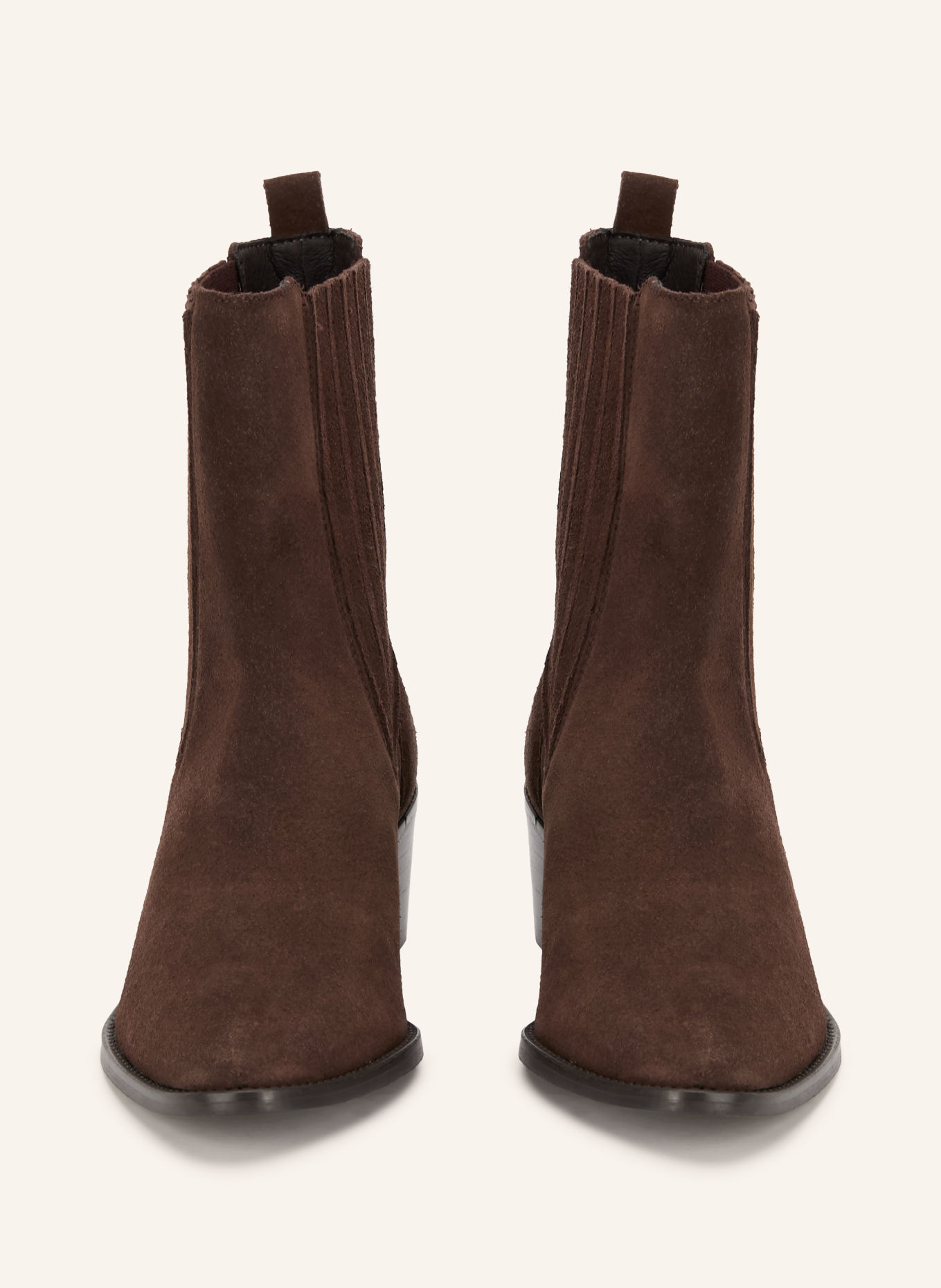 BIANCO BIACAROL Ankle Boots: DARK BROWN