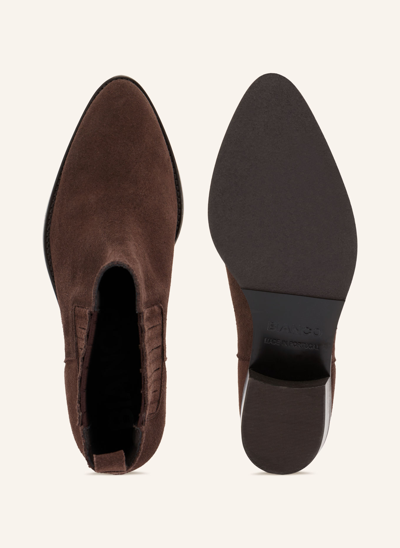 BIANCO BIACAROL Ankle Boots: DARK BROWN
